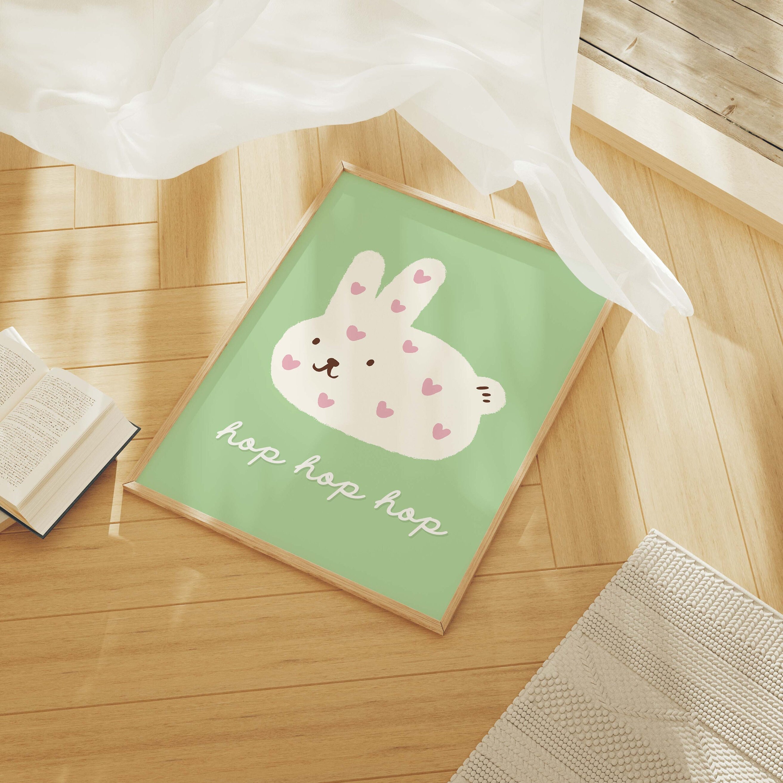 Cute Bunny Print - Image 3
