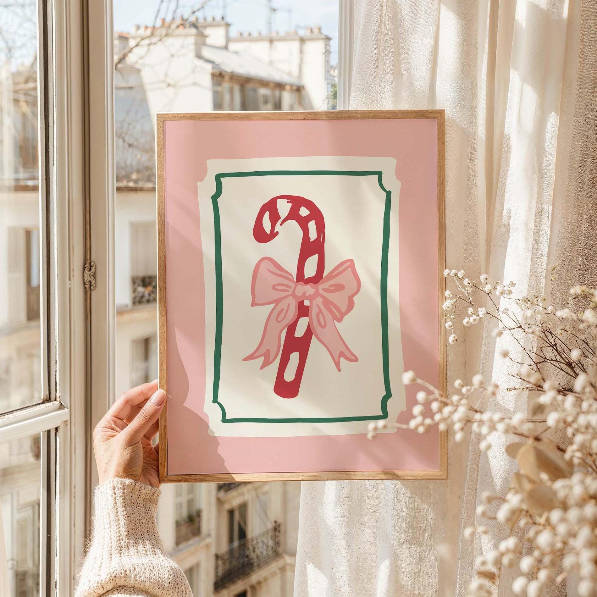 Cute Candy Cane Print - Image 2