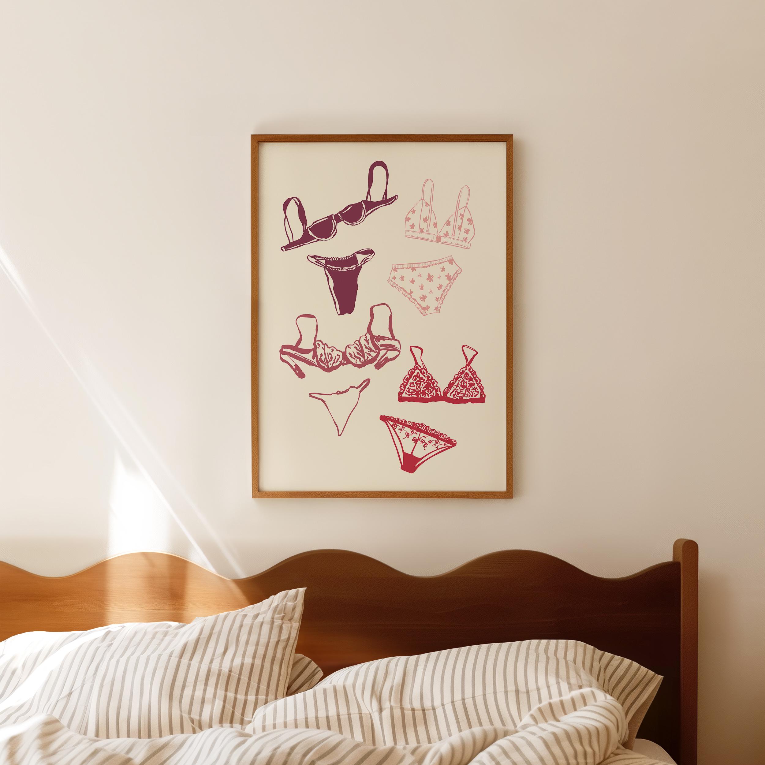 Cute Lingerie Print - Image 3
