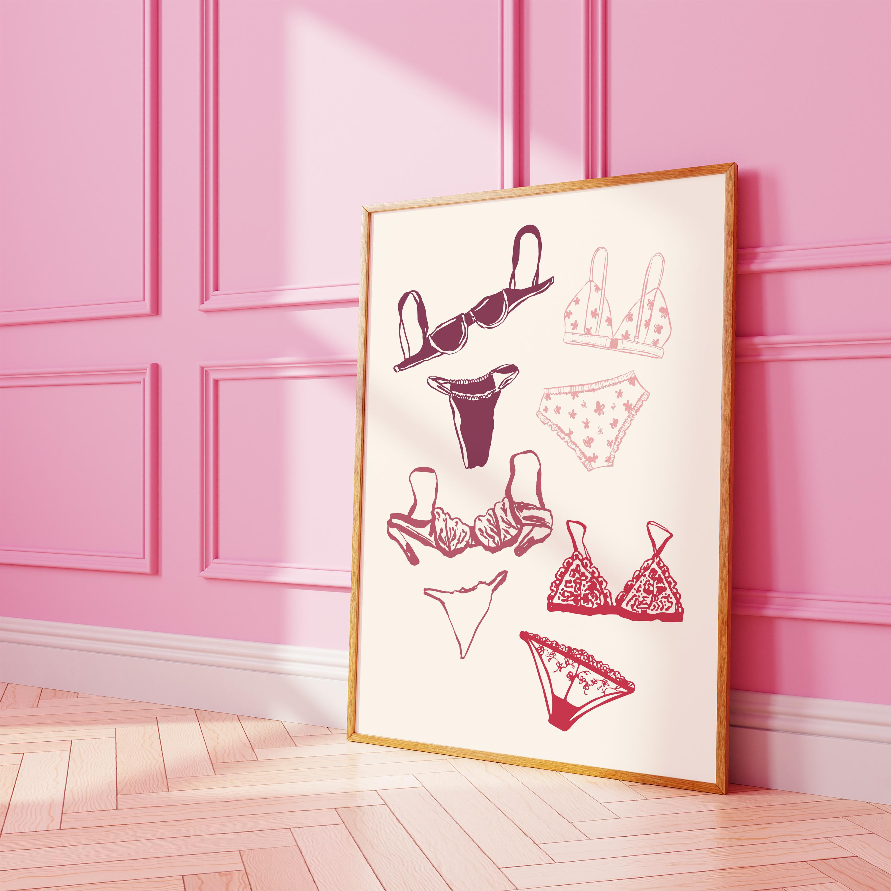 Cute Lingerie Print - Image 5