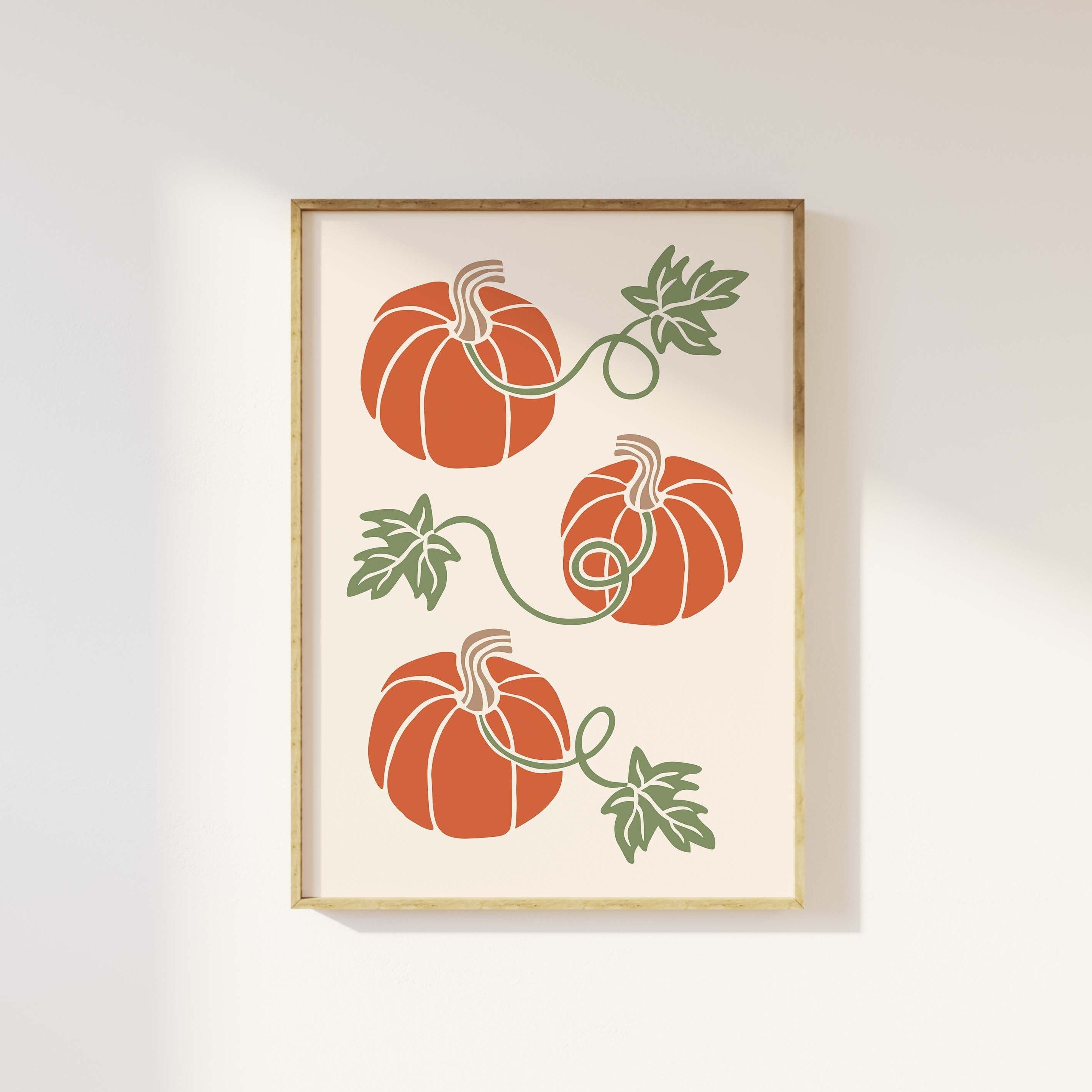 Cute Pumpkins Print