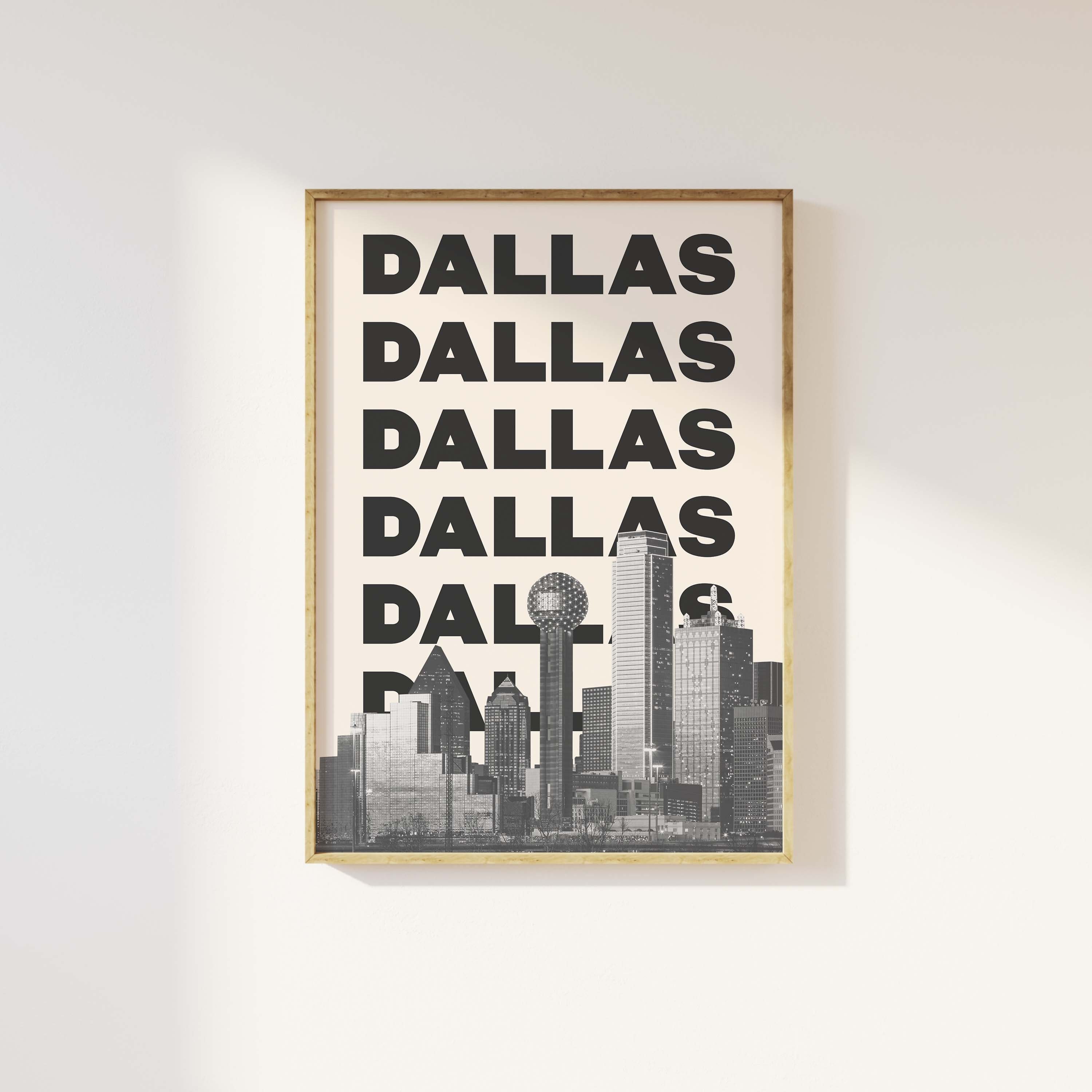 Dallas Travel Print