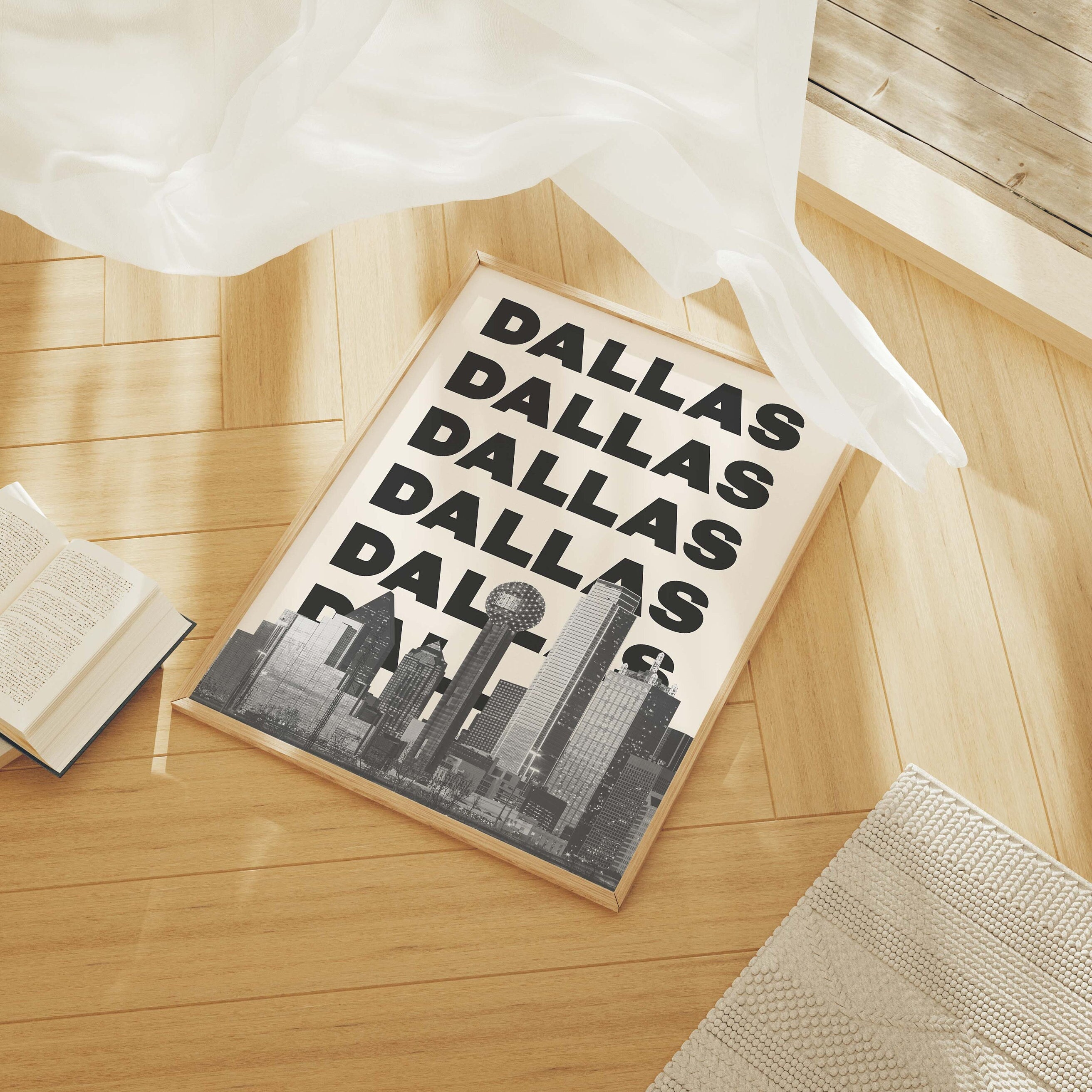 Dallas Travel Print - Image 3