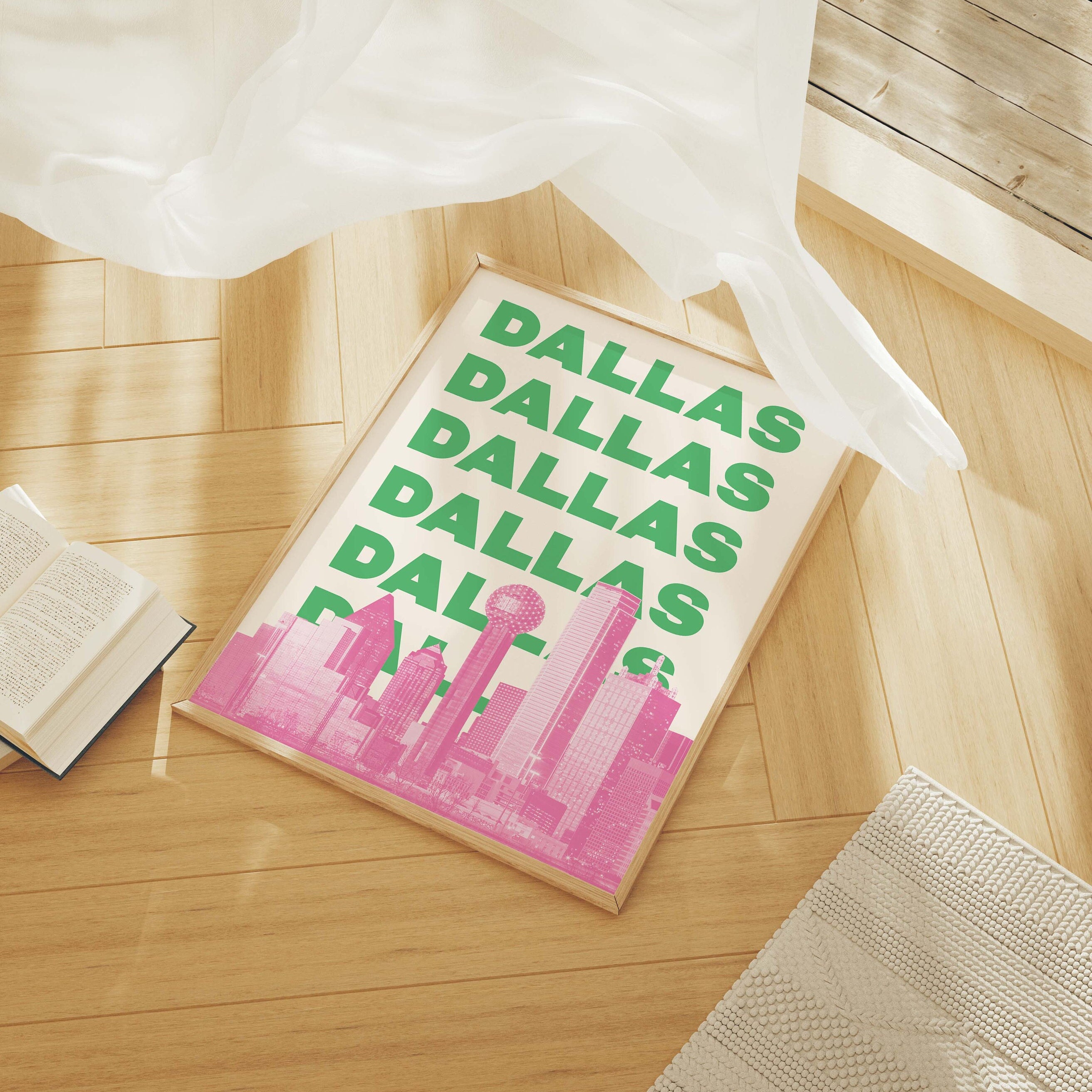 Dallas Travel Print - Image 4