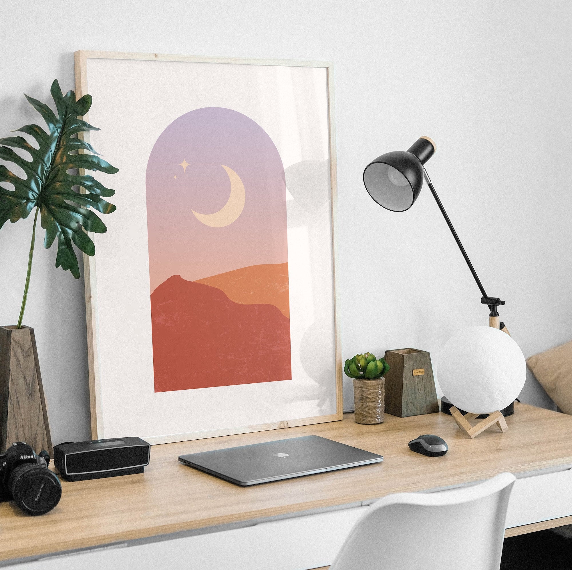 Desert Moon Print - Image 3