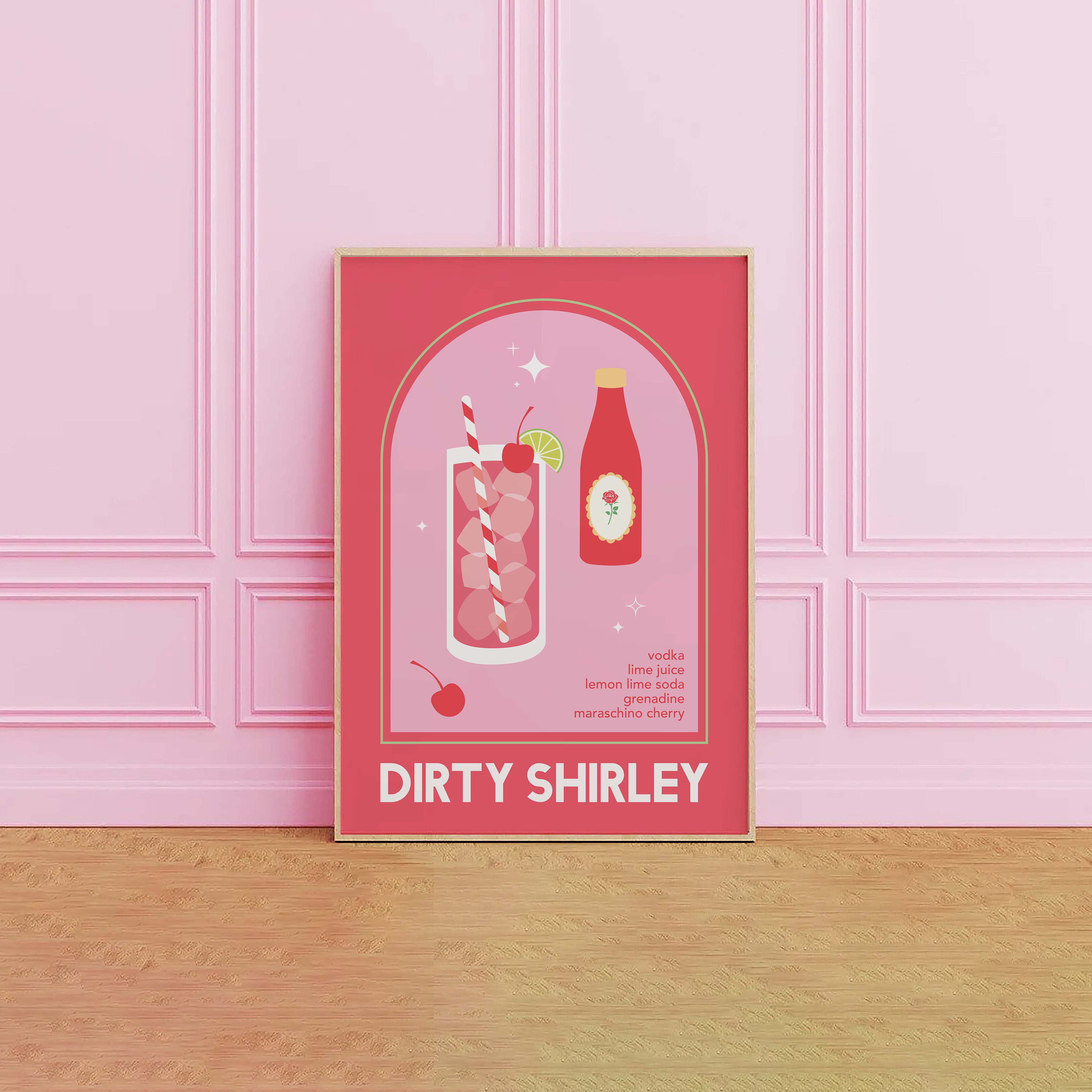Dirty Shirley Cocktail Print - Image 4
