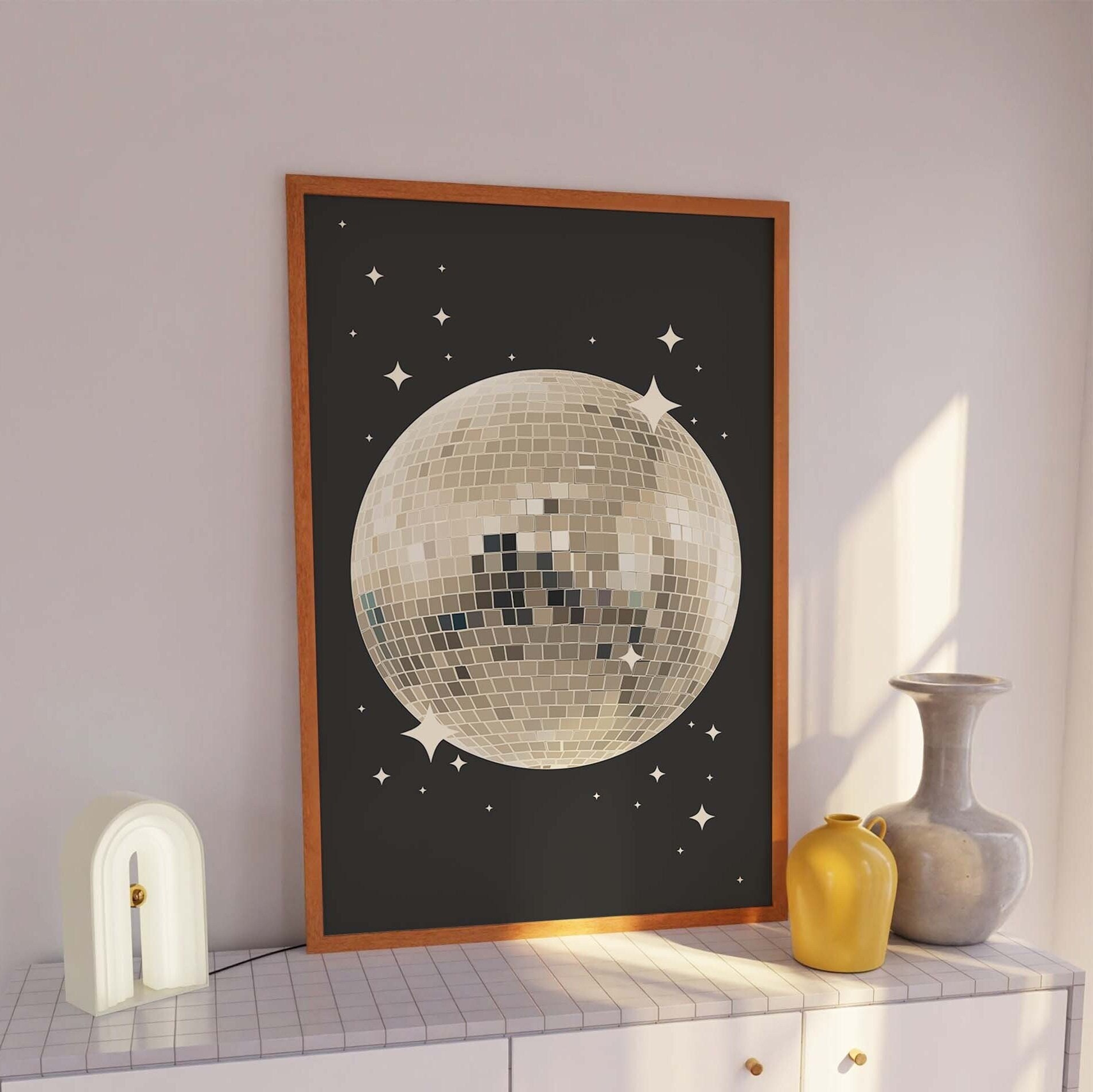 Disco Ball Print