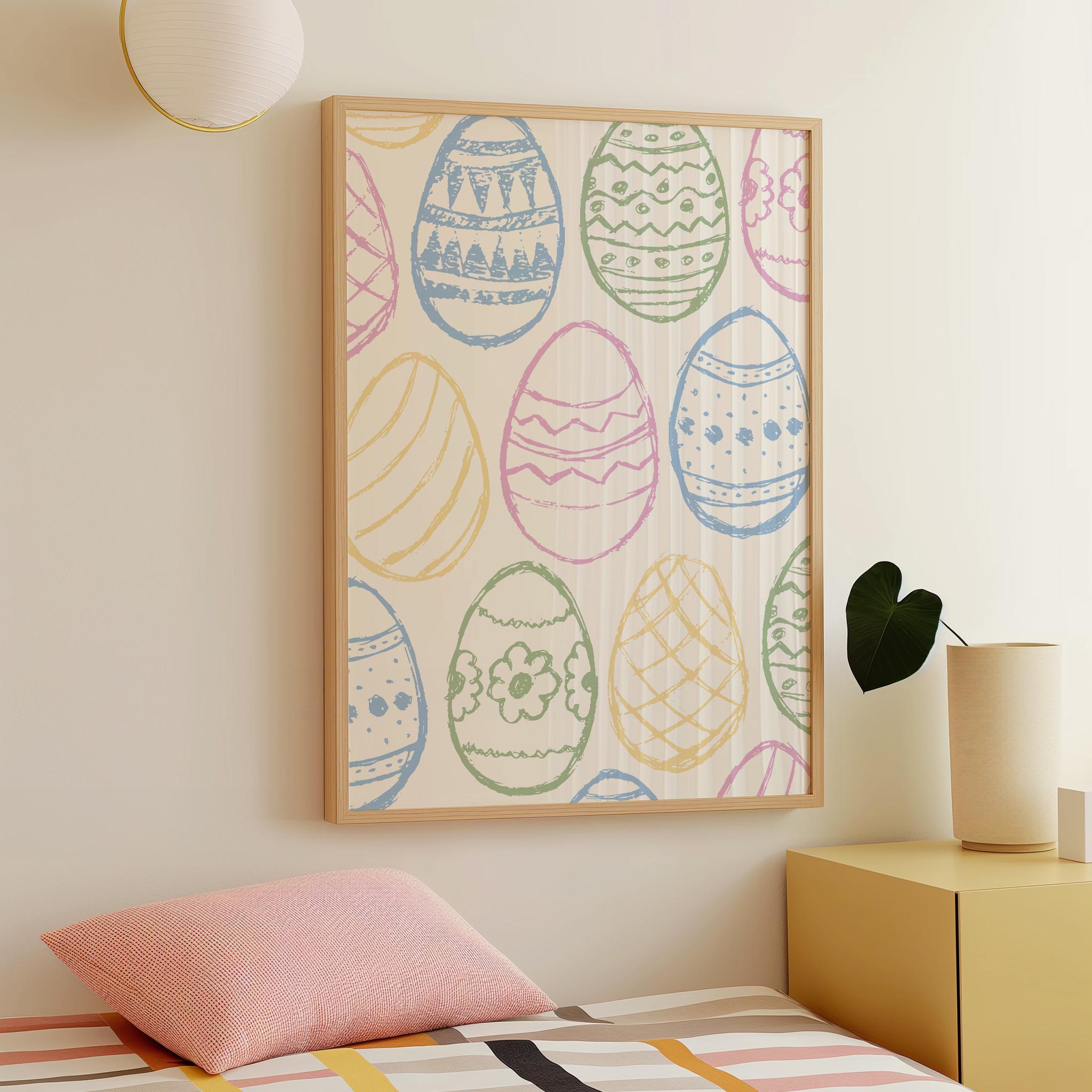 Easter Eggs Sketch Print - Image 2