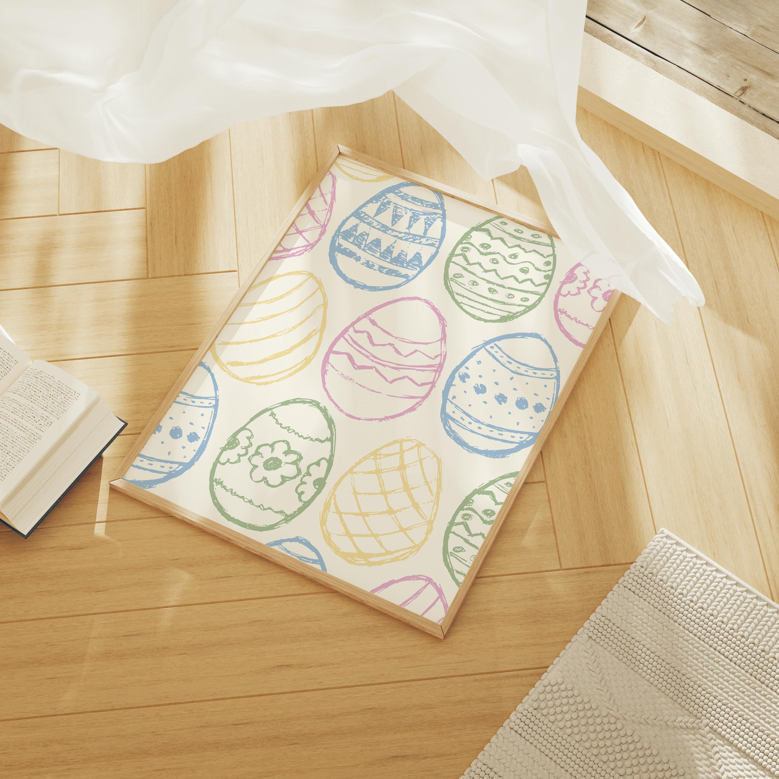 Easter Eggs Sketch Print - Image 4