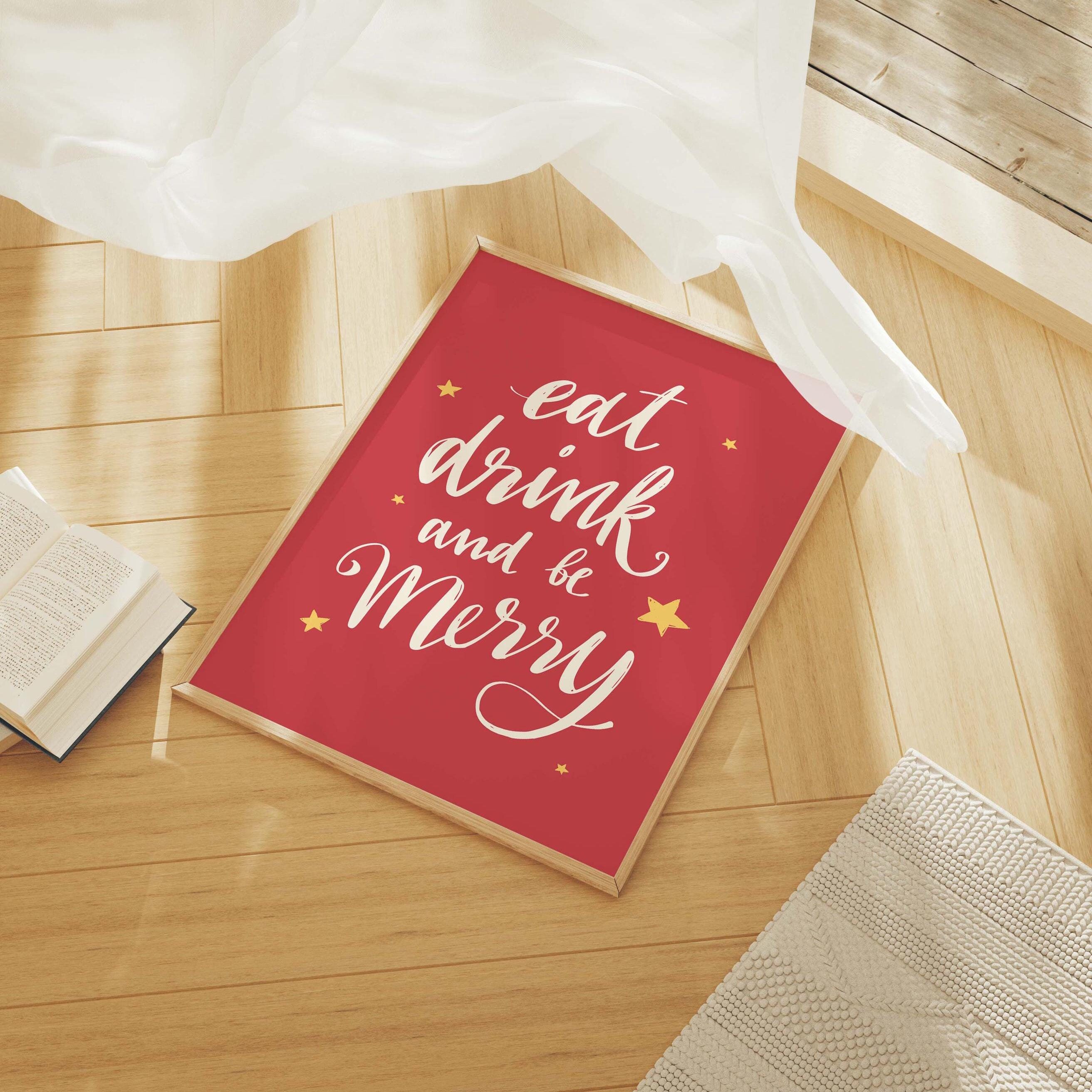 Eat Drink And Be Merry Print - Image 2