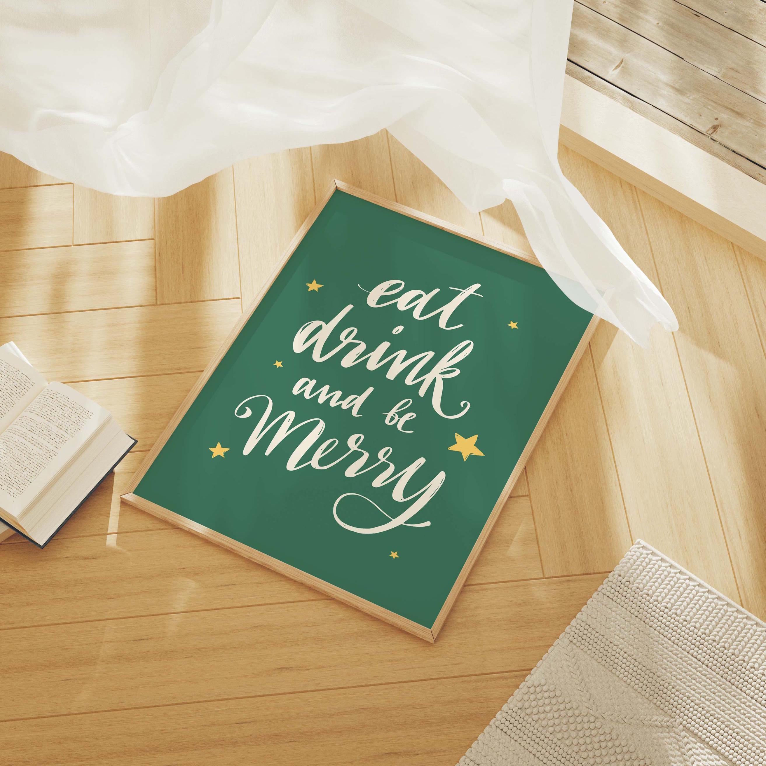 Eat Drink And Be Merry Print - Image 3