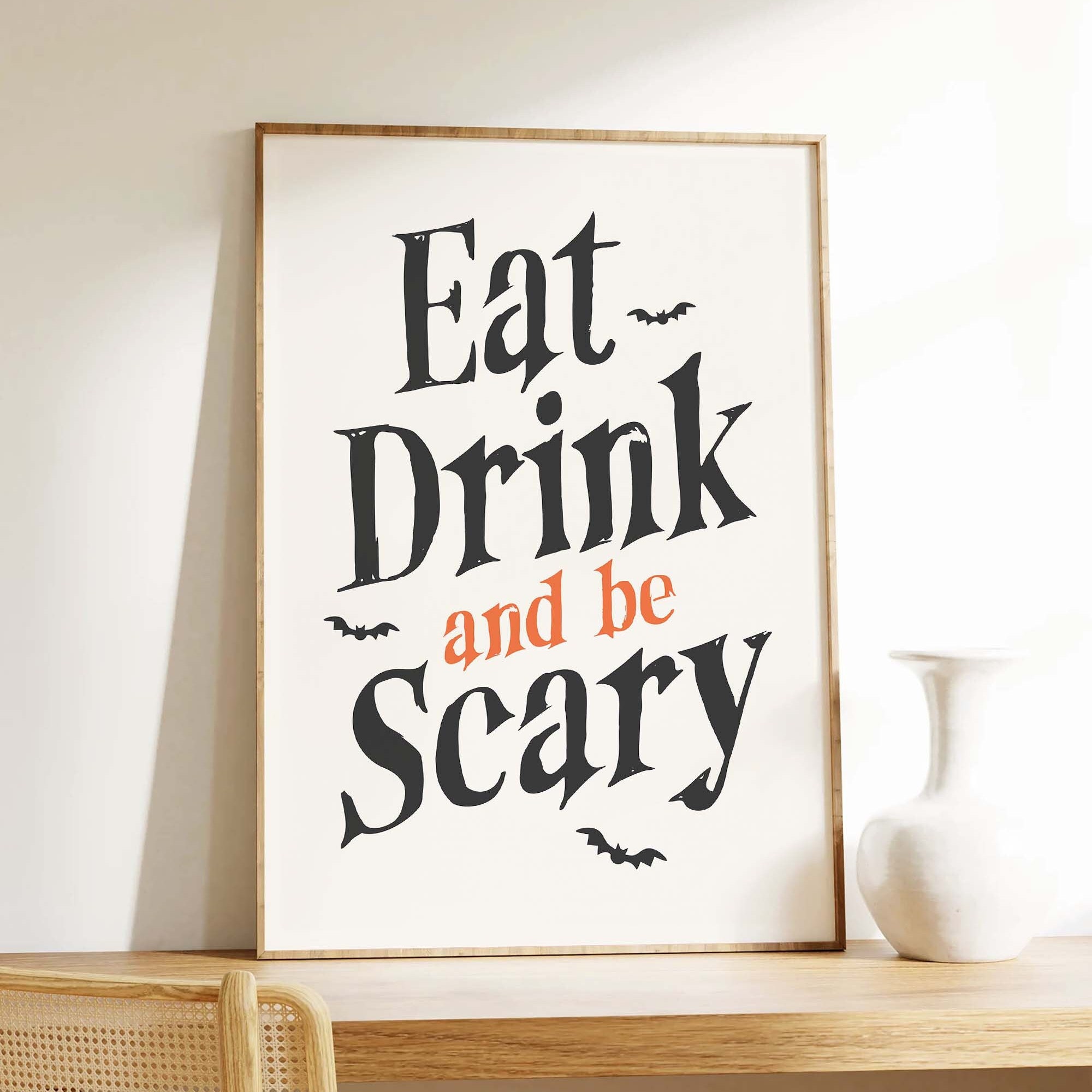Eat Drink & Be Scary Print - Image 4