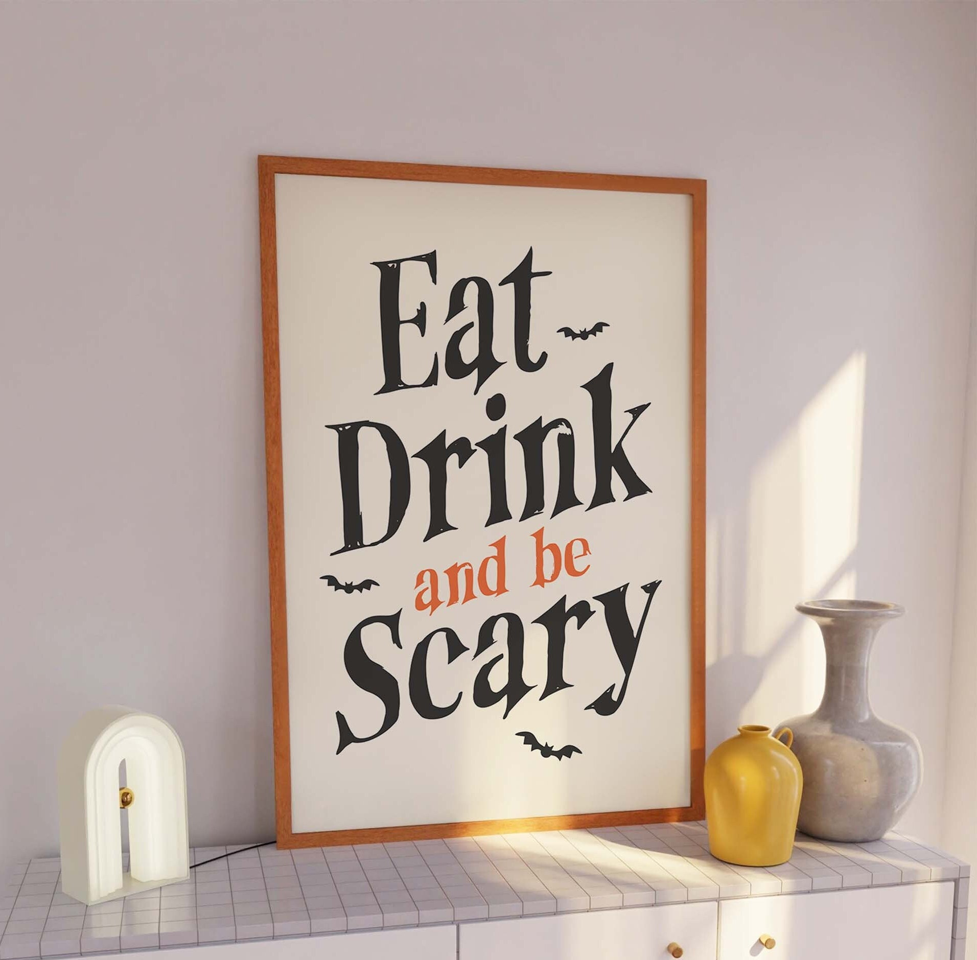 Eat Drink & Be Scary Print - Image 5