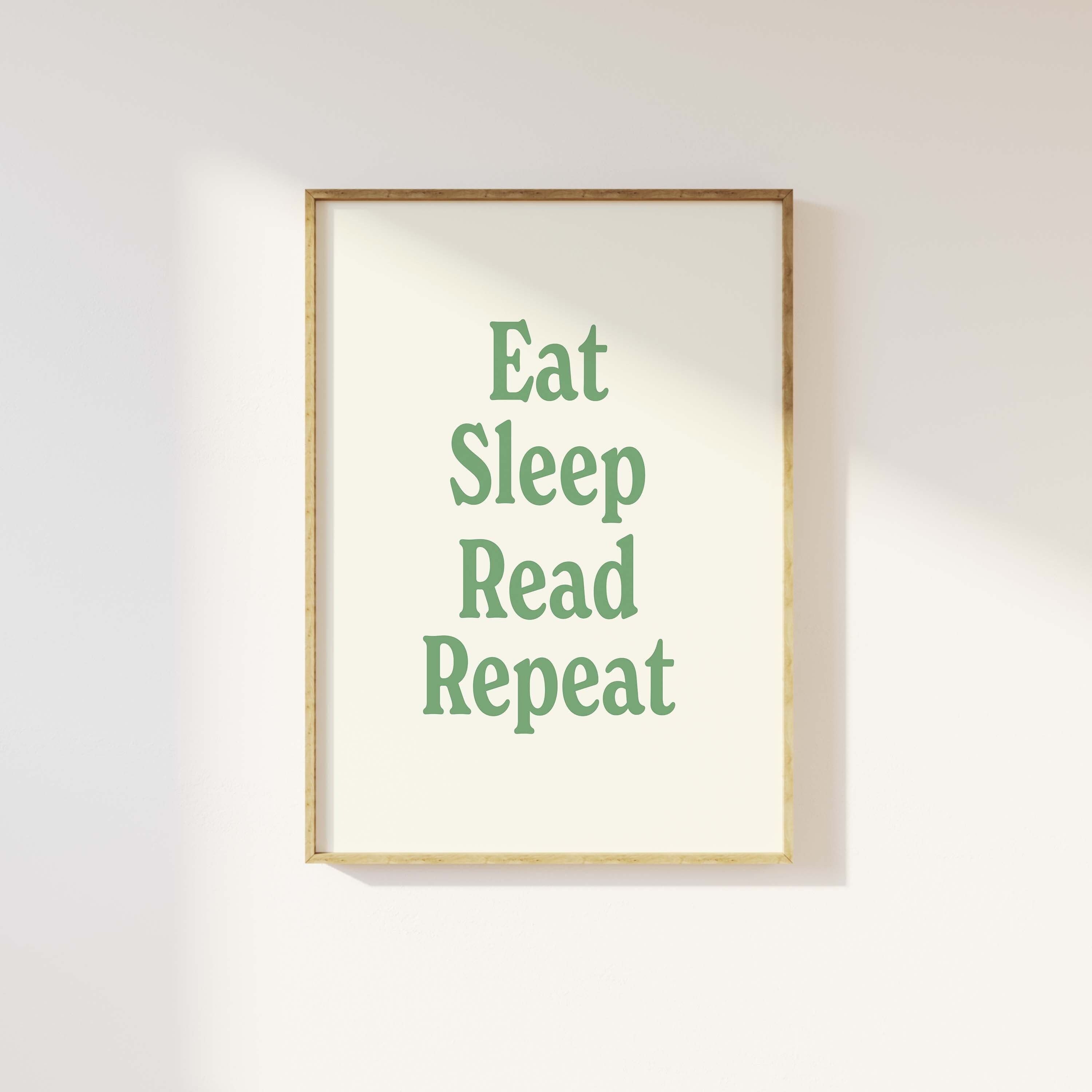 Eat Sleep Read Repeat Print - Image 2