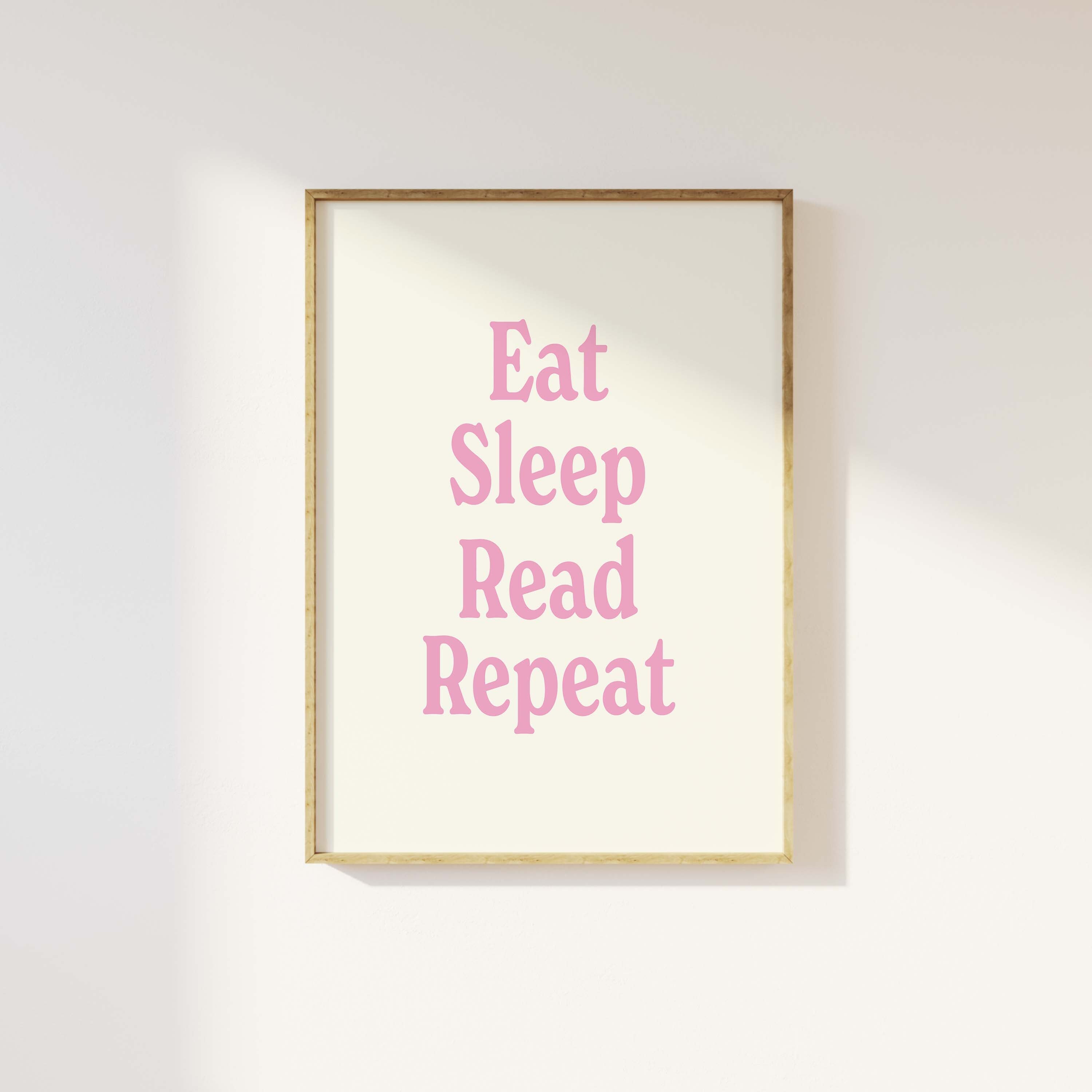 Eat Sleep Read Repeat Print - Image 3