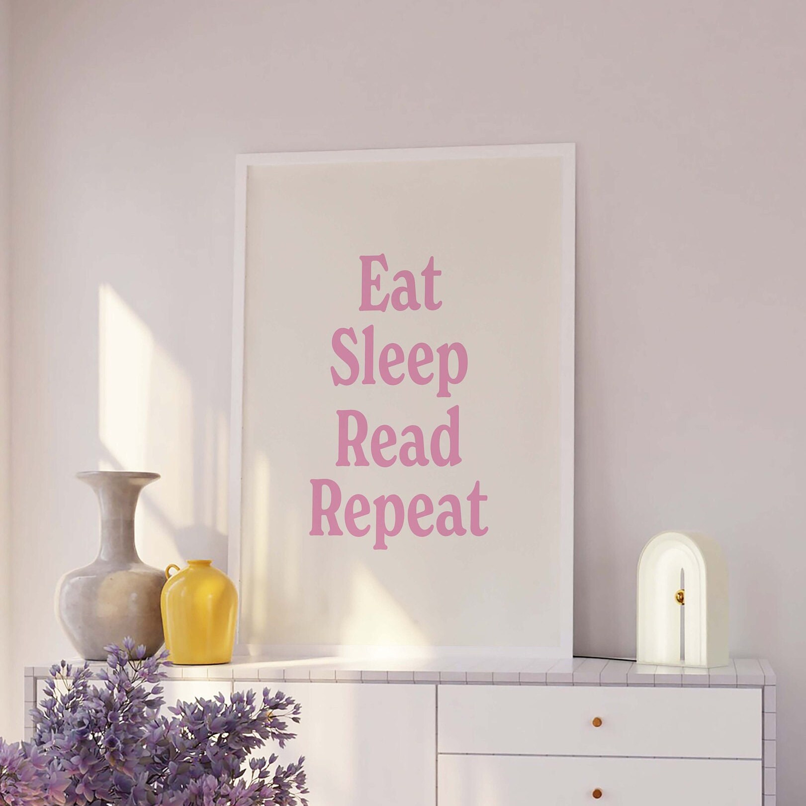Eat Sleep Read Repeat Print - Image 4