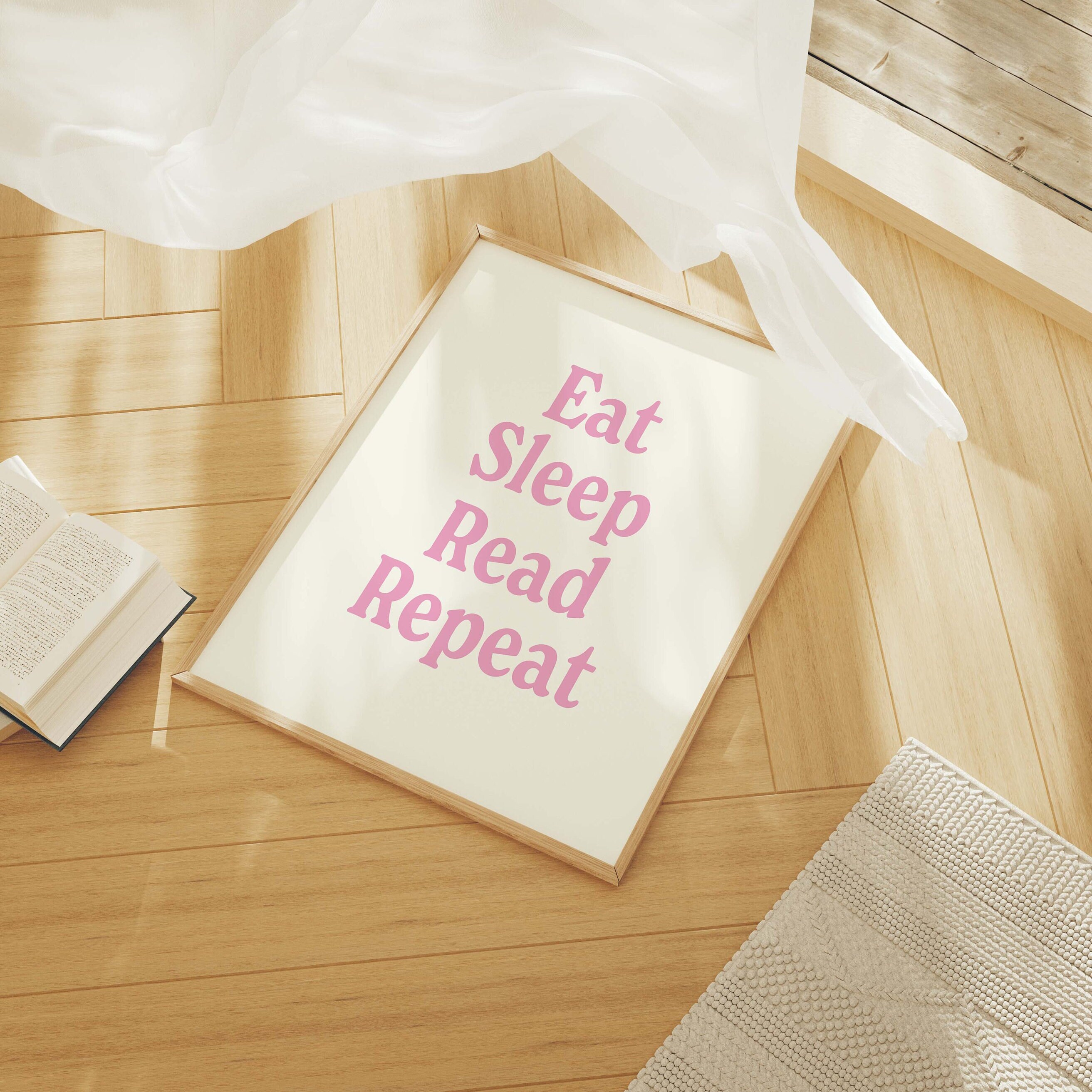 Eat Sleep Read Repeat Print - Image 5