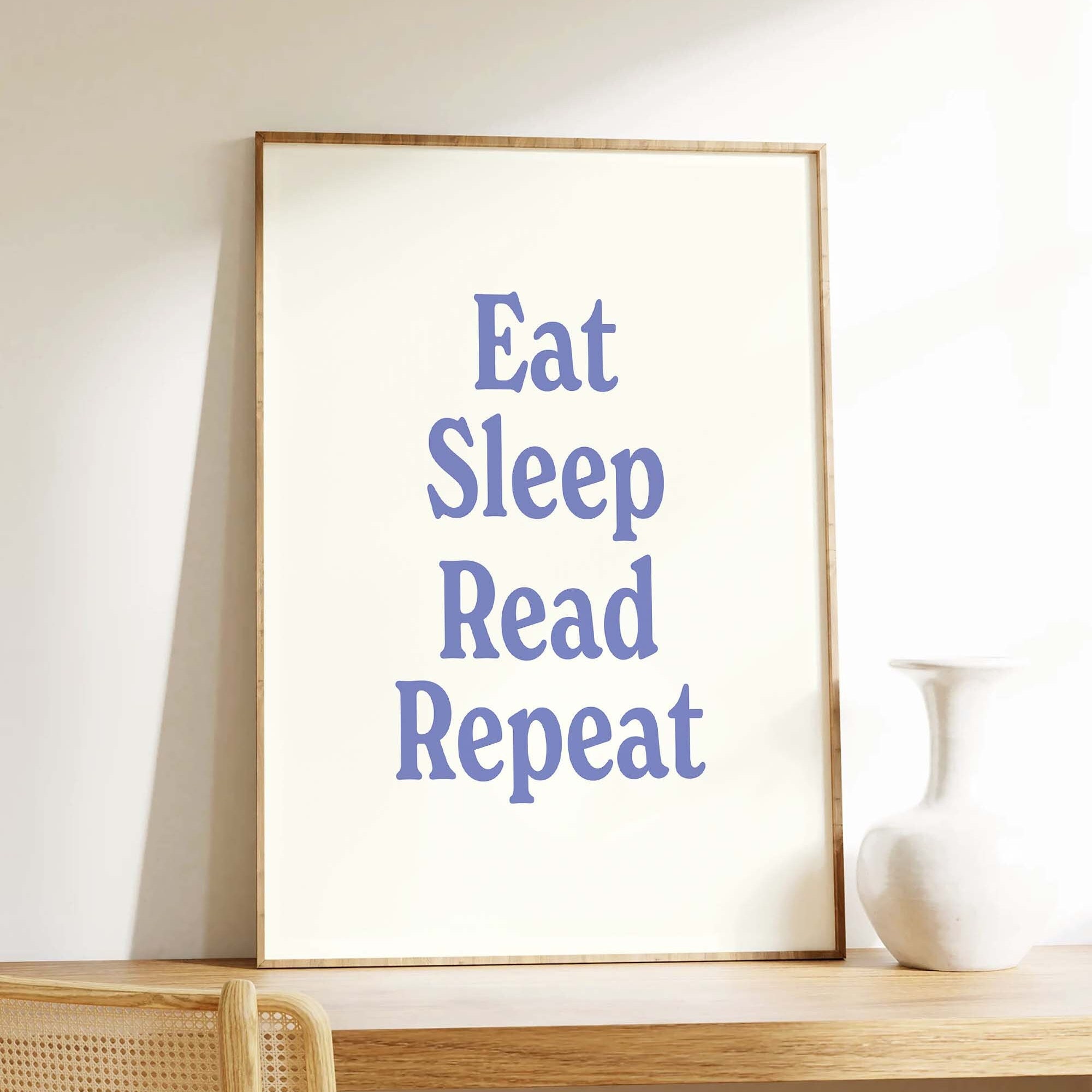 Eat Sleep Read Repeat Print - Image 2
