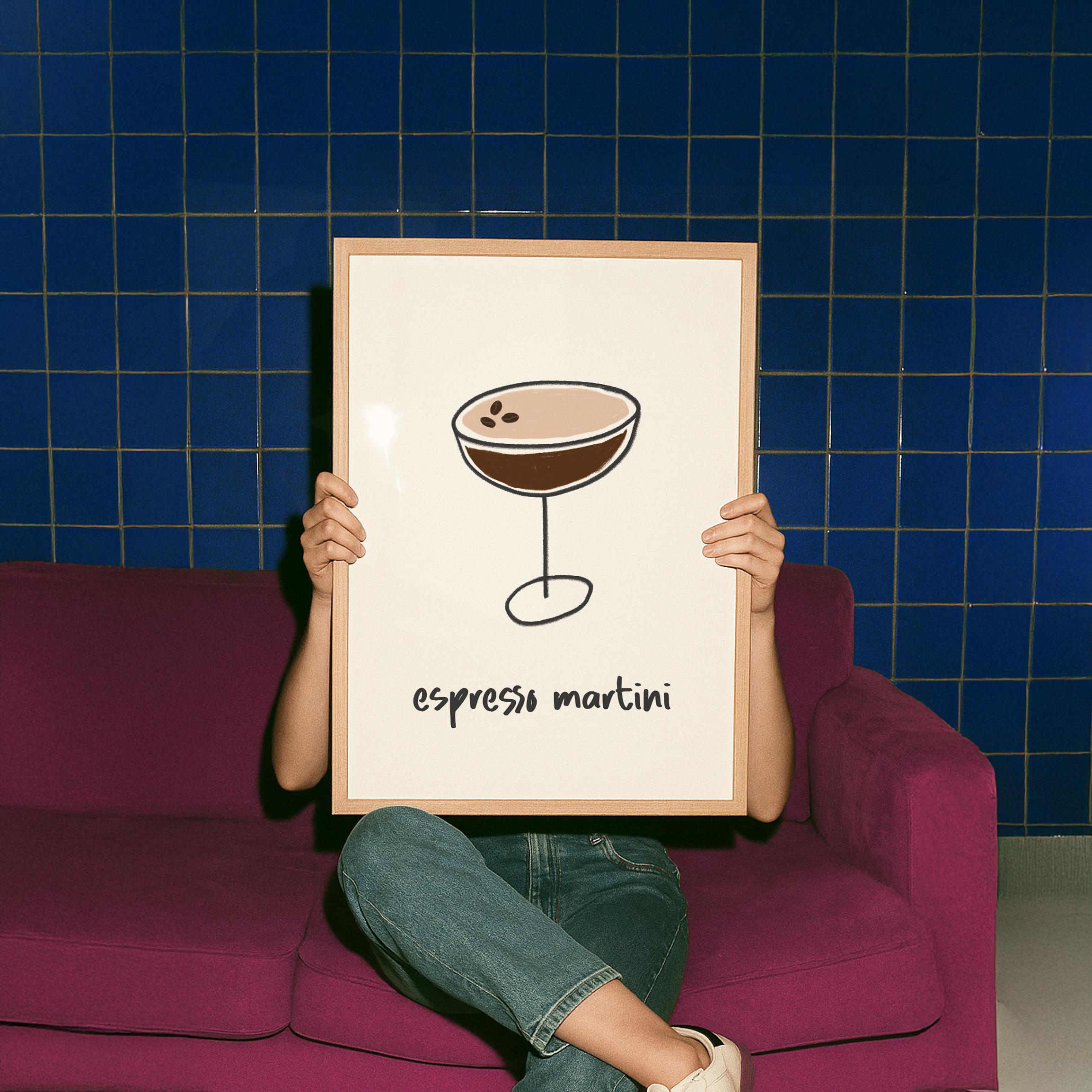Espresso Martini Cocktail Print - Image 5