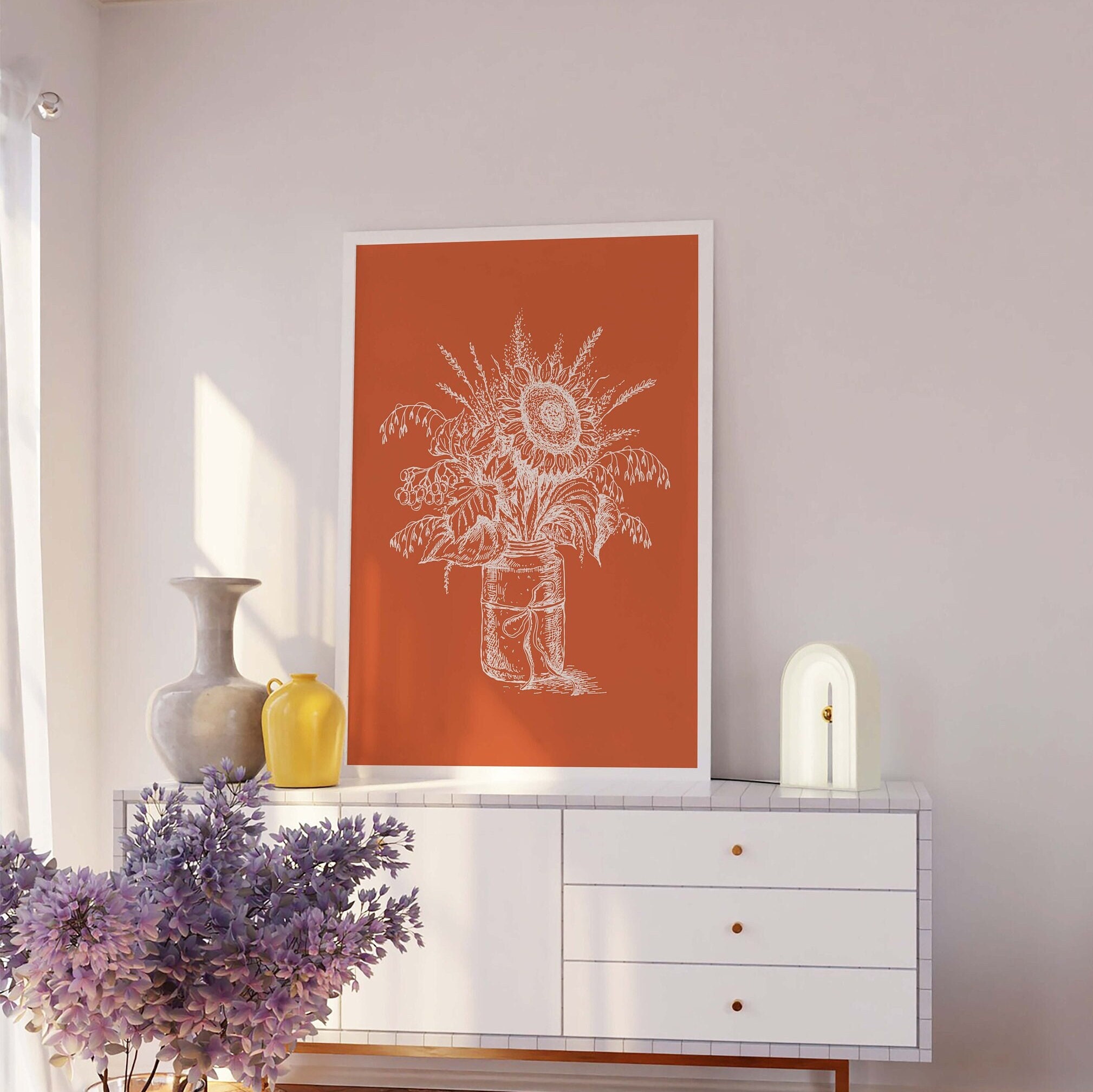 Fall Flowers Print