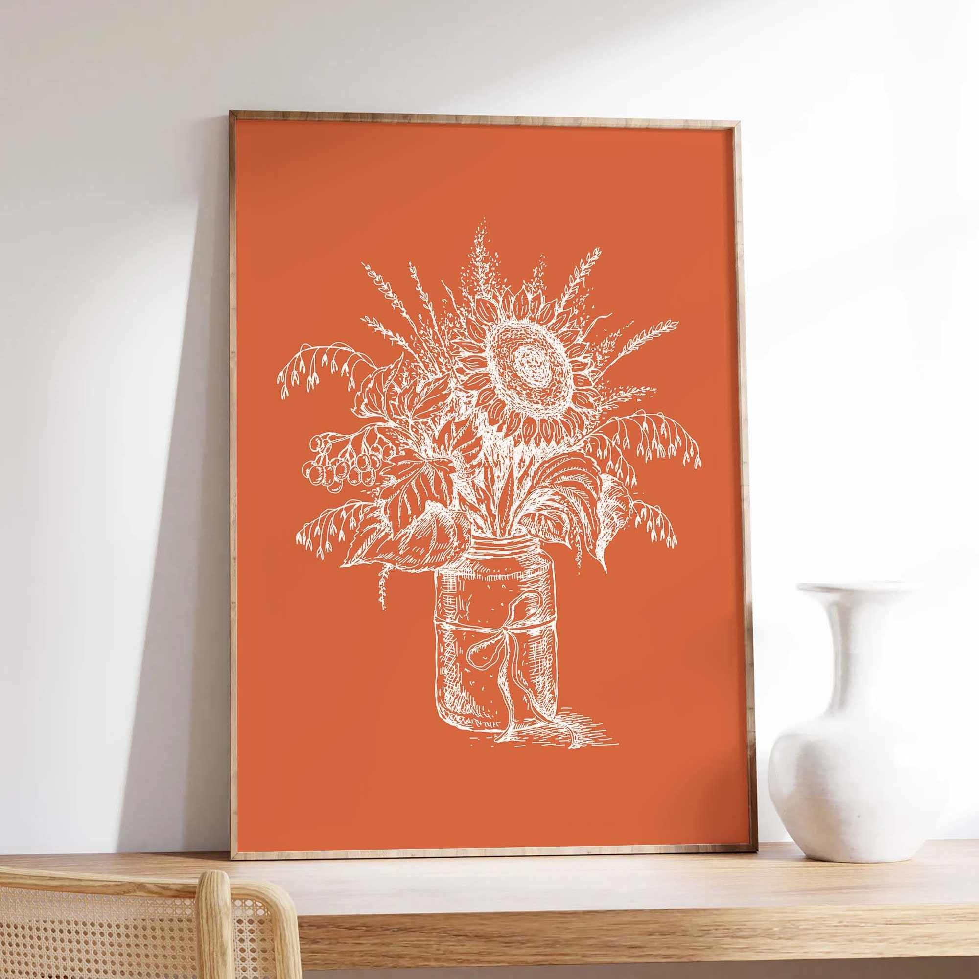 Fall Flowers Print - Image 3