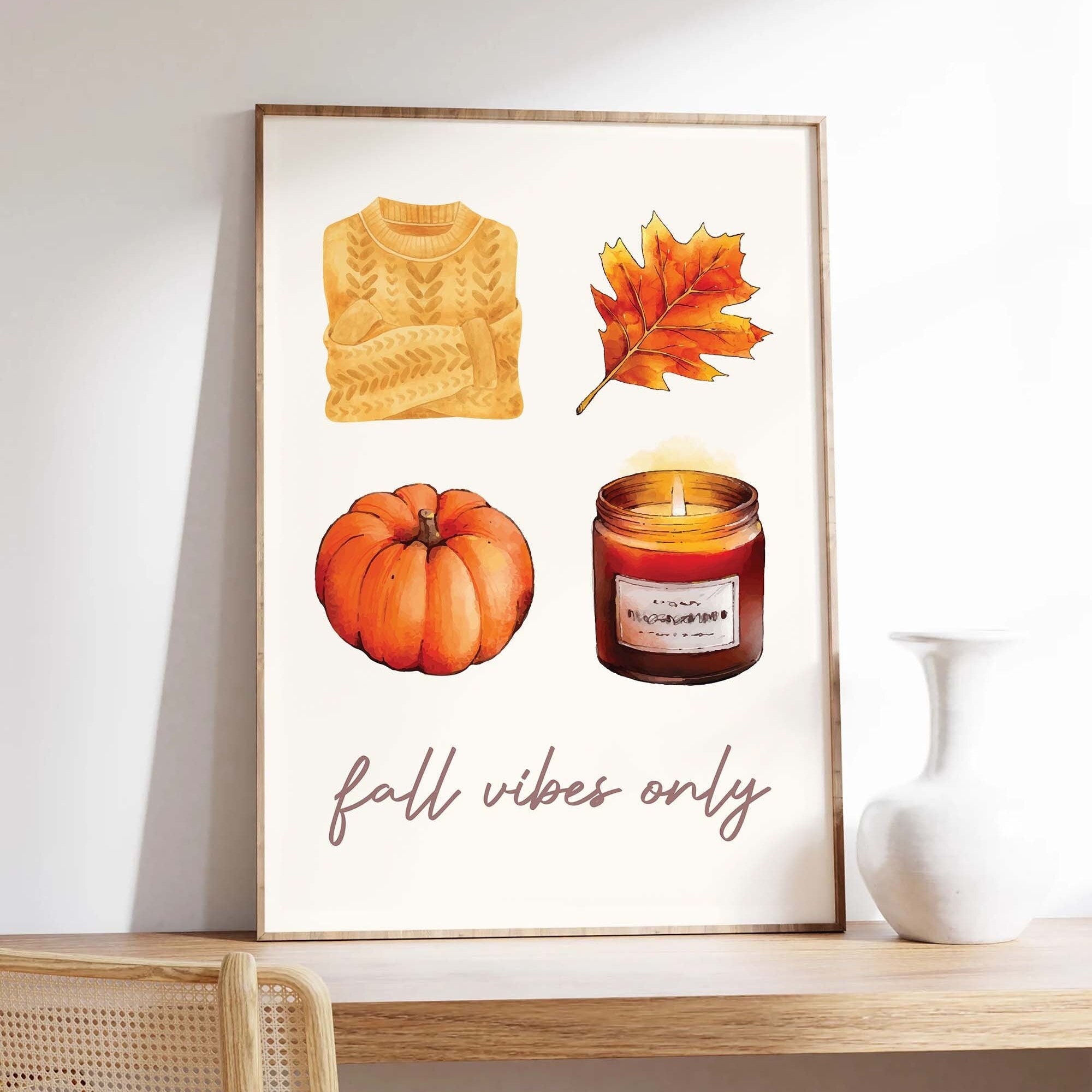 Fall Vibes Only Print - Image 4
