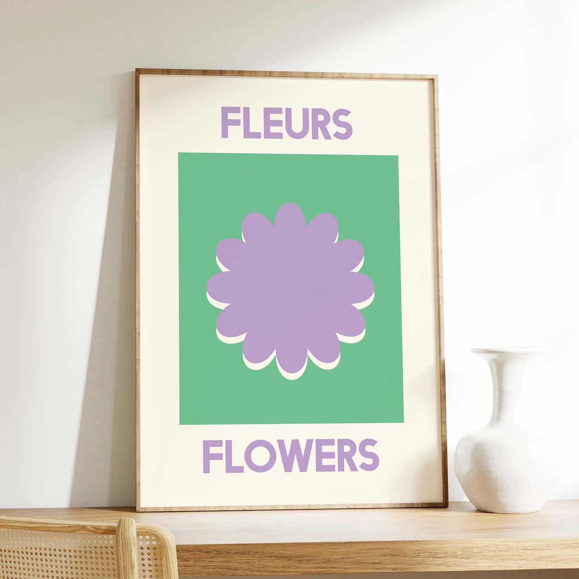 Fleurs Flowers Print - Image 3