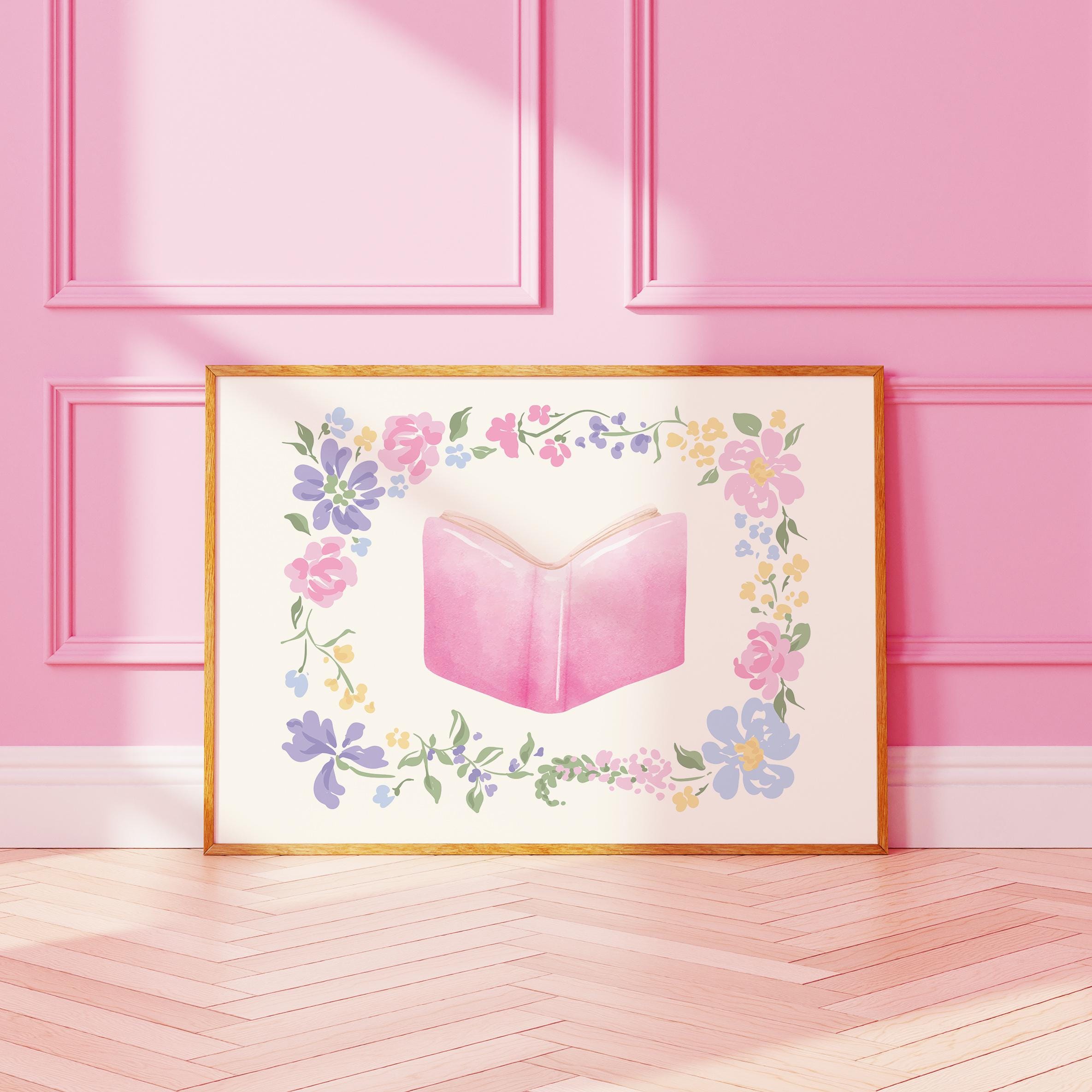 Floral Book Frame Print