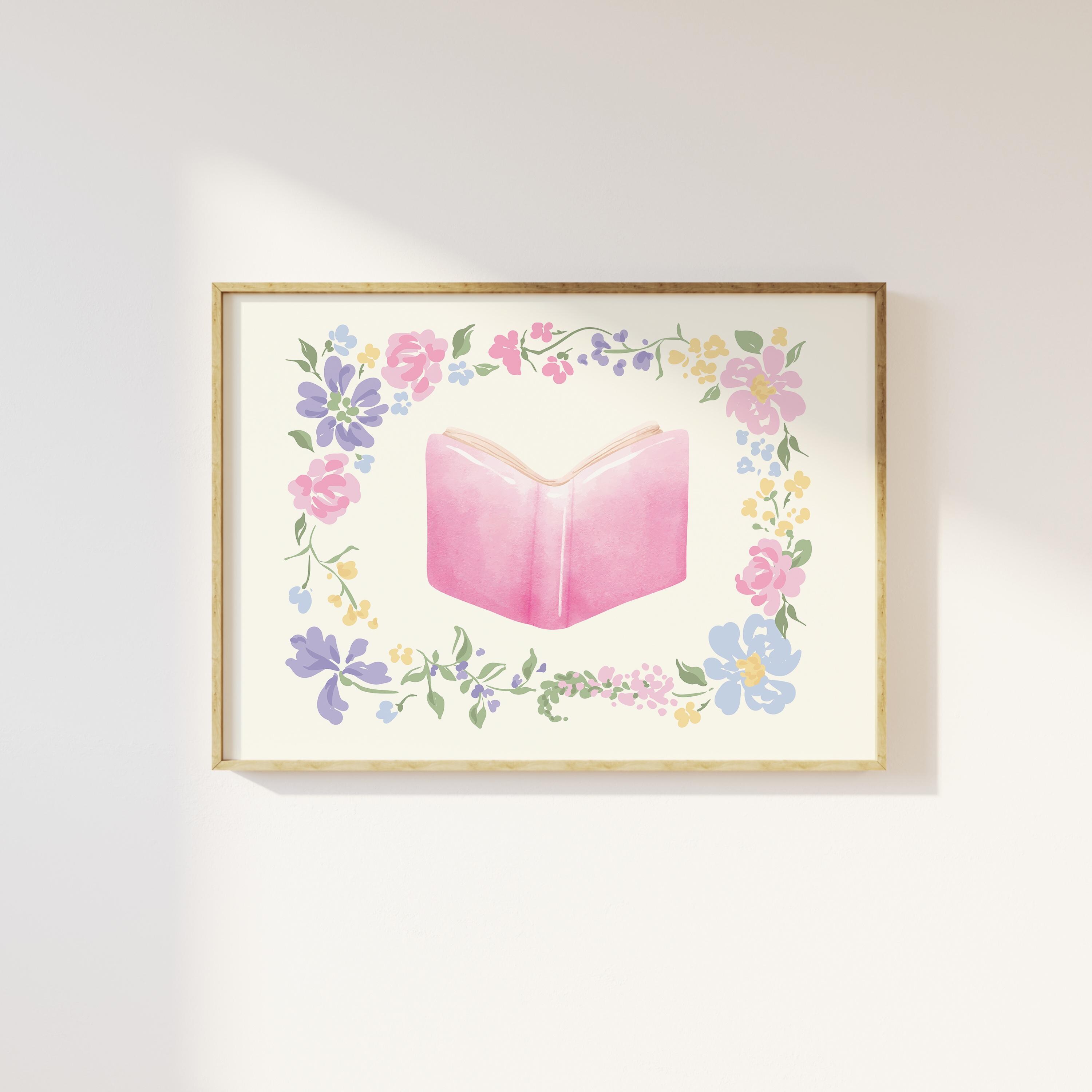 Floral Book Frame Print - Image 3