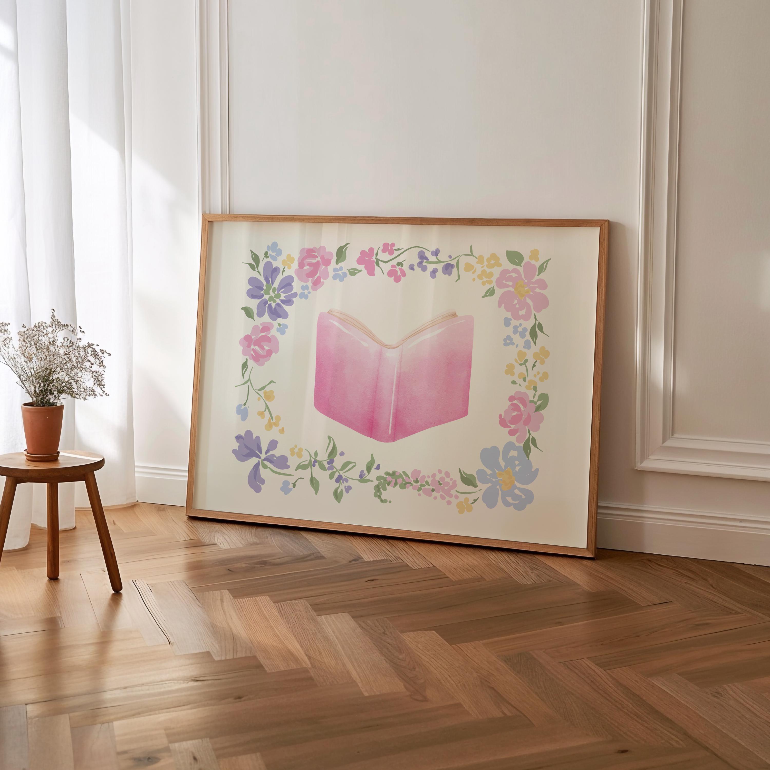 Floral Book Frame Print - Image 5