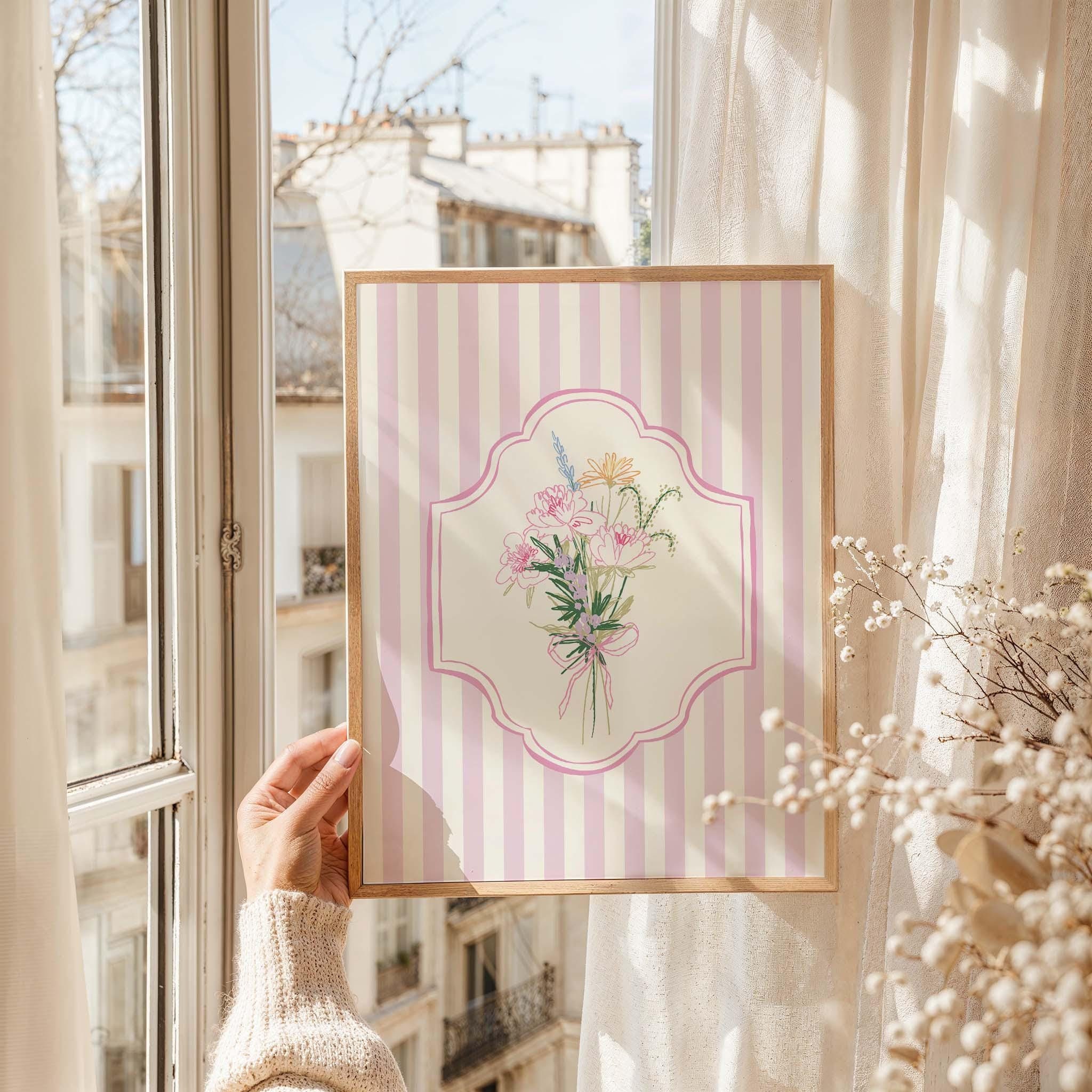 Floral Striped Sketch Print - Image 2