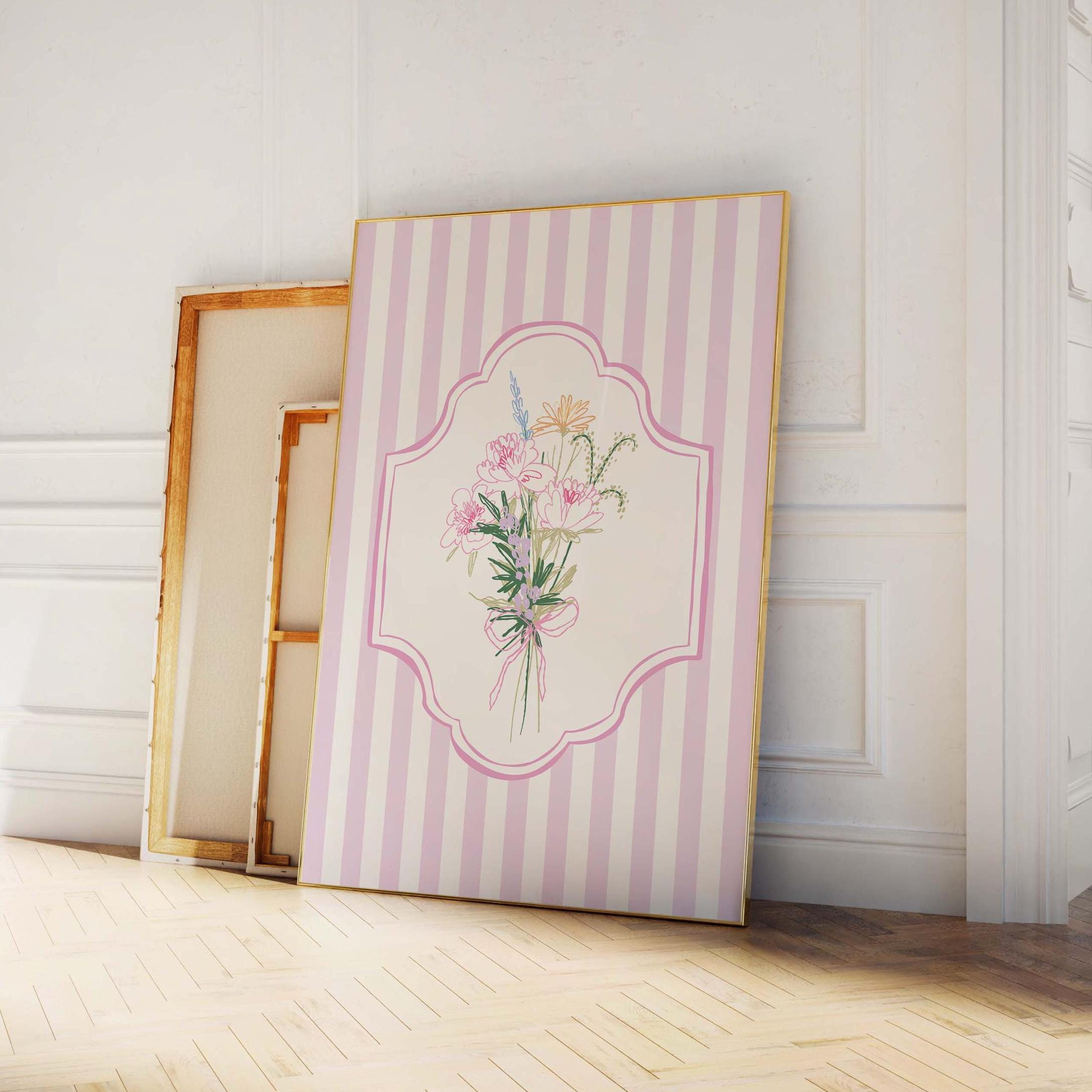 Floral Striped Sketch Print - Image 4