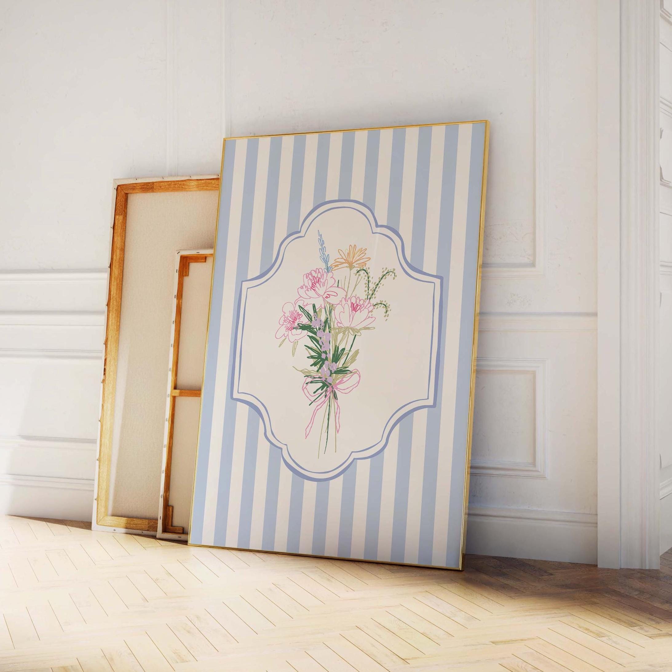 Floral Striped Sketch Print - Image 5
