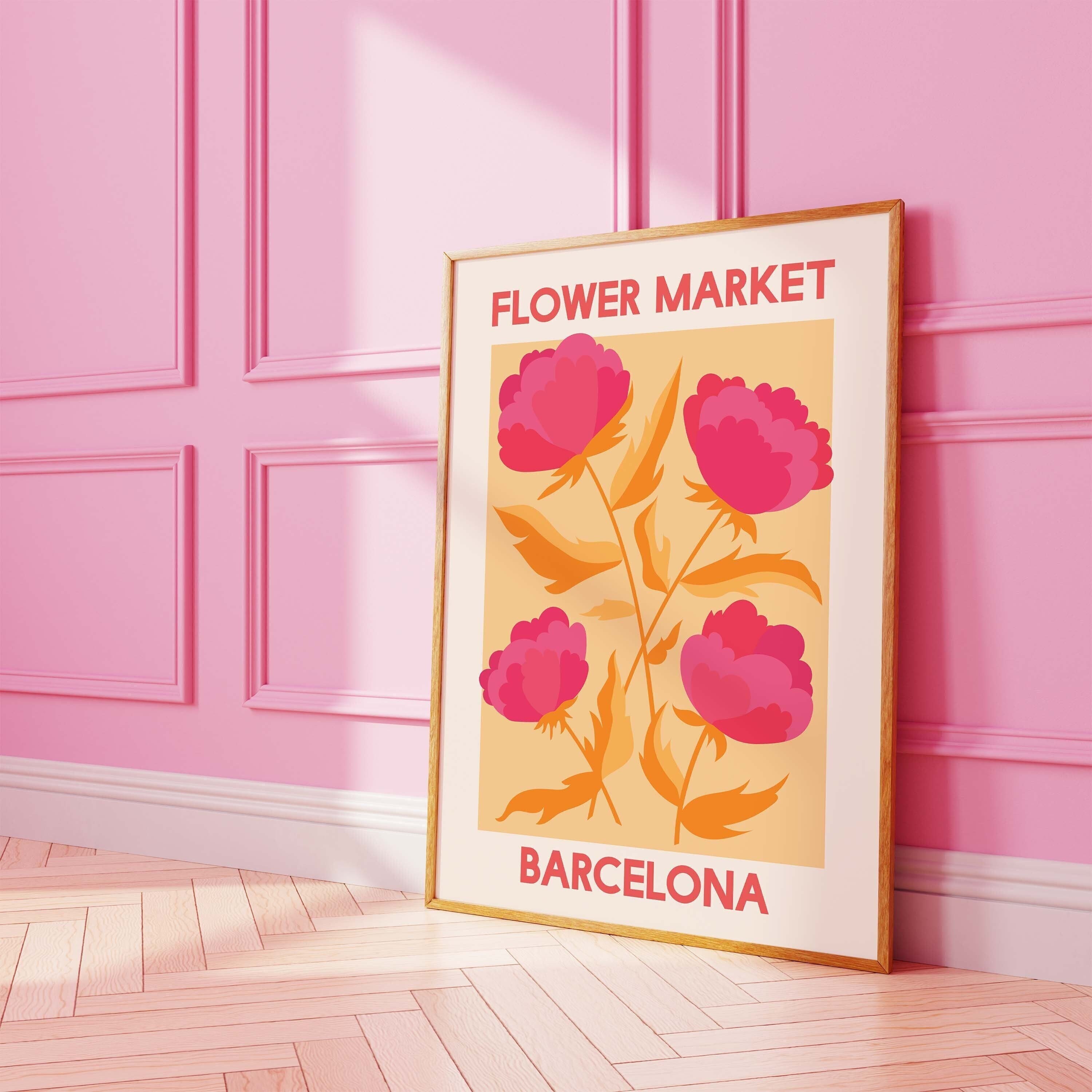 Flower Market Barcelona Print - Image 2