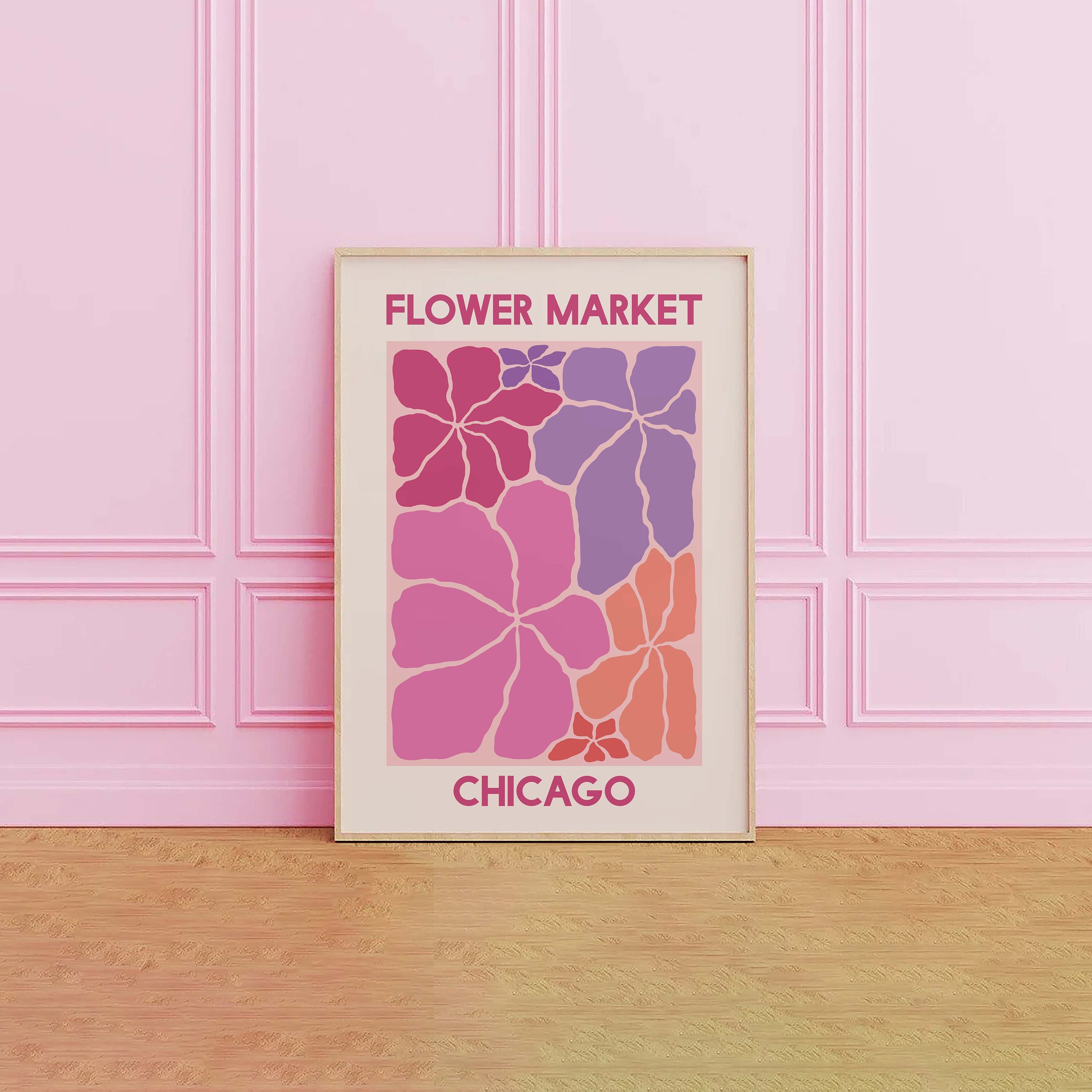 Flower Market Chicago Print - Image 2