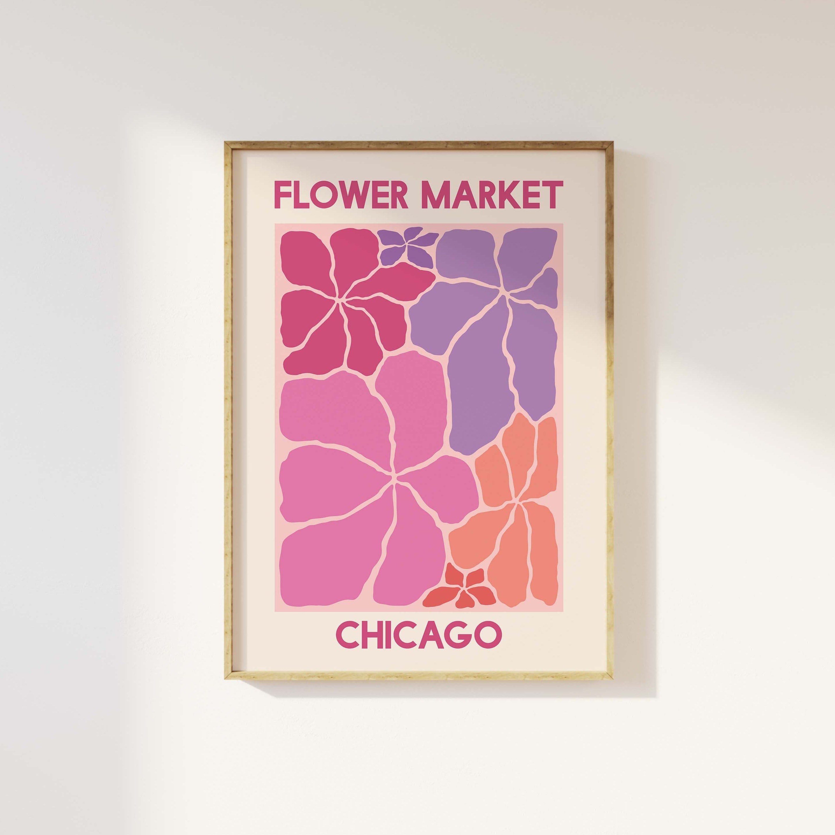 Flower Market Chicago Print - Image 4