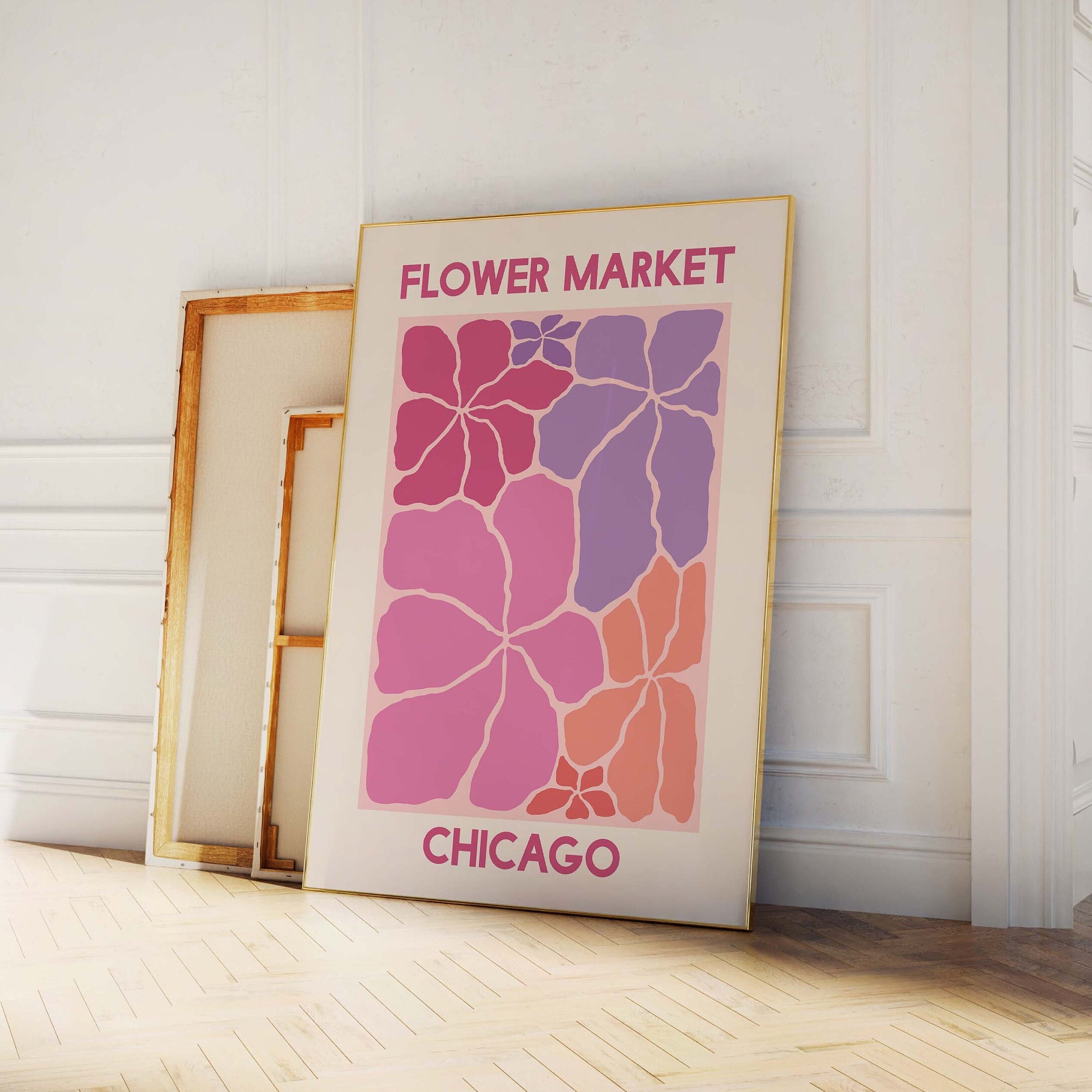 Flower Market Chicago Print - Image 5