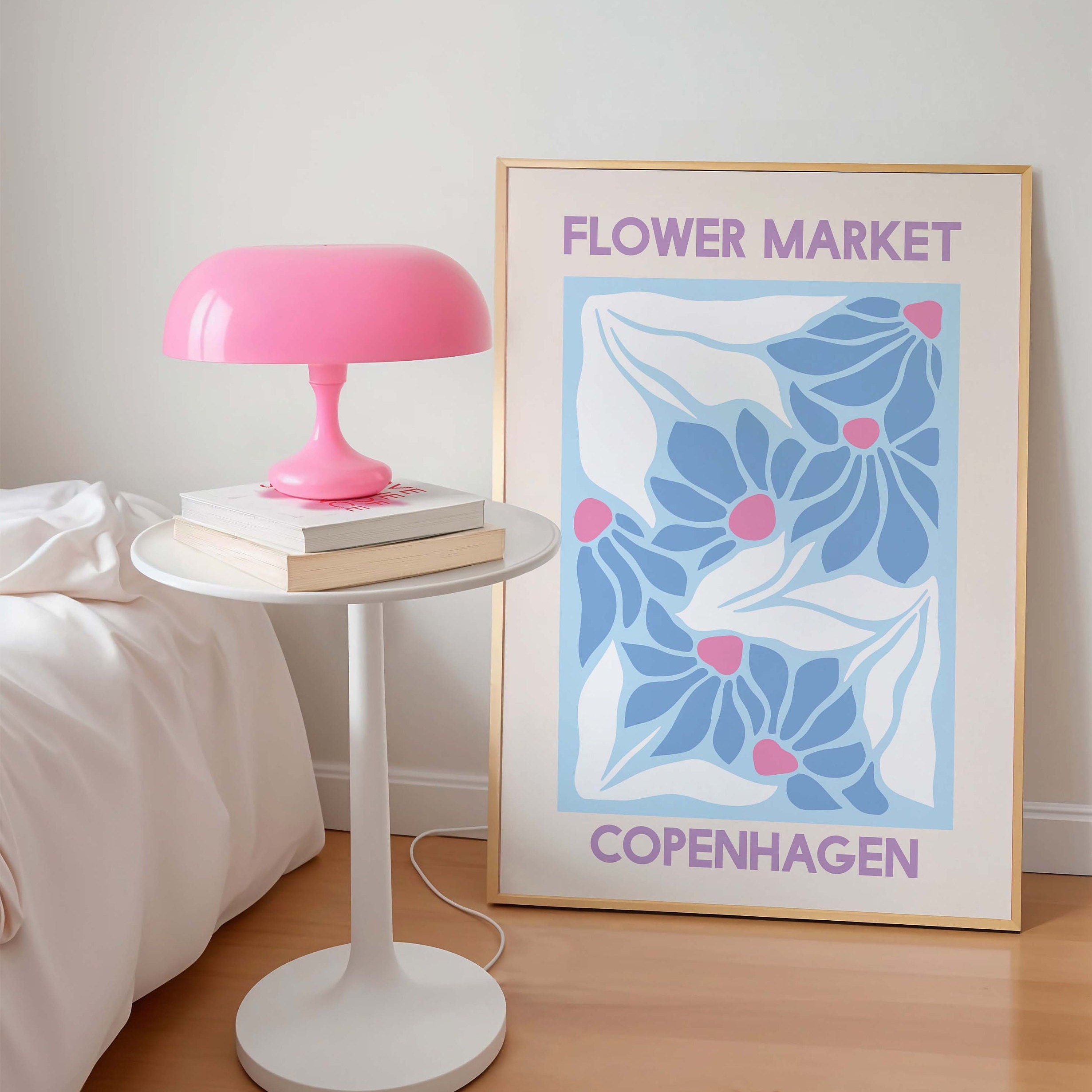 Flower Market Copenhagen Print - Image 5