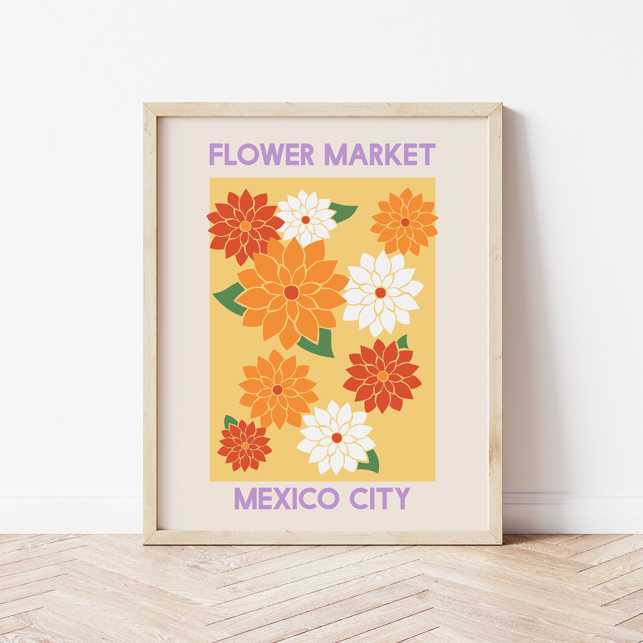 Flower Market Mexico City Print - Image 4