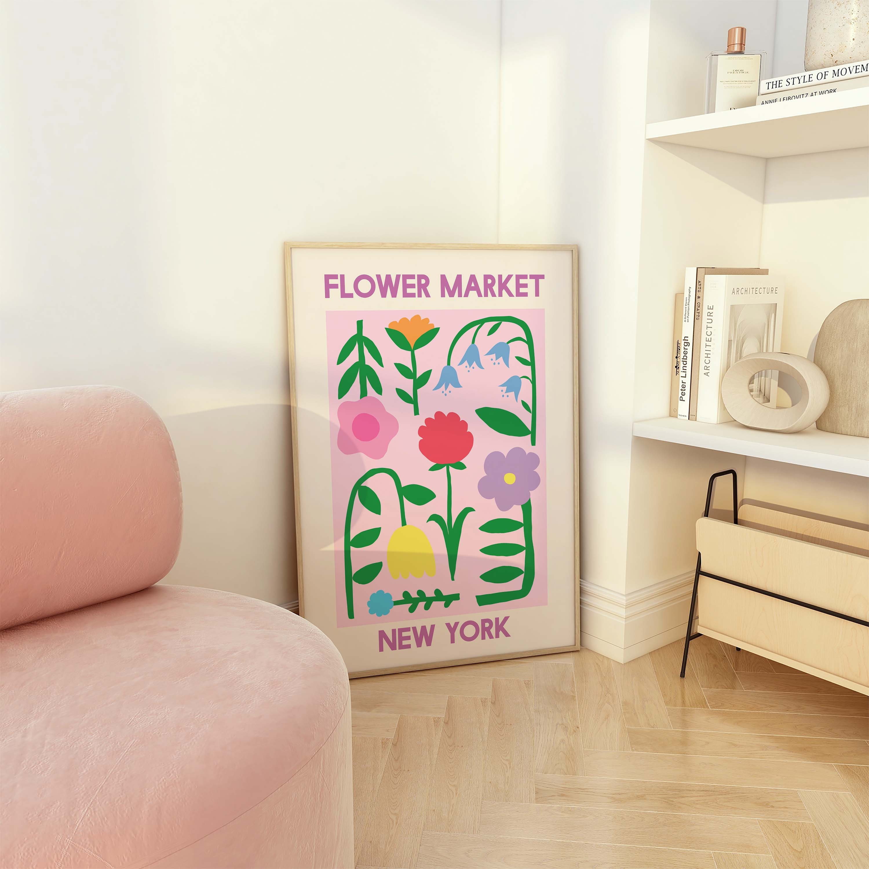 Flower Market New York Print - Image 5