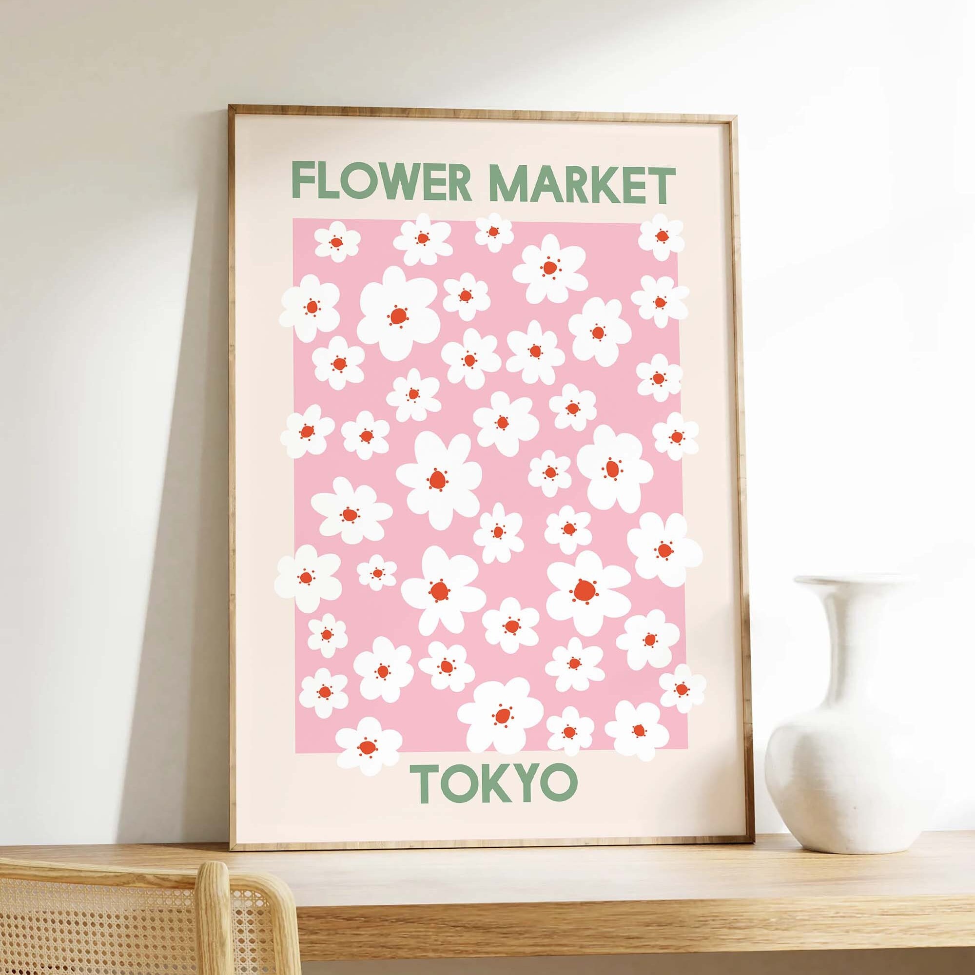 Flower Market Tokyo Print - Image 4