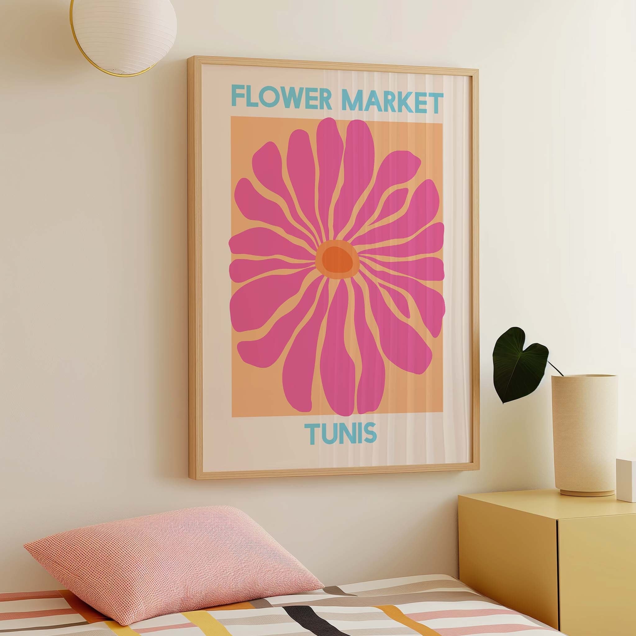 Flower Market Tunis Print - Image 2