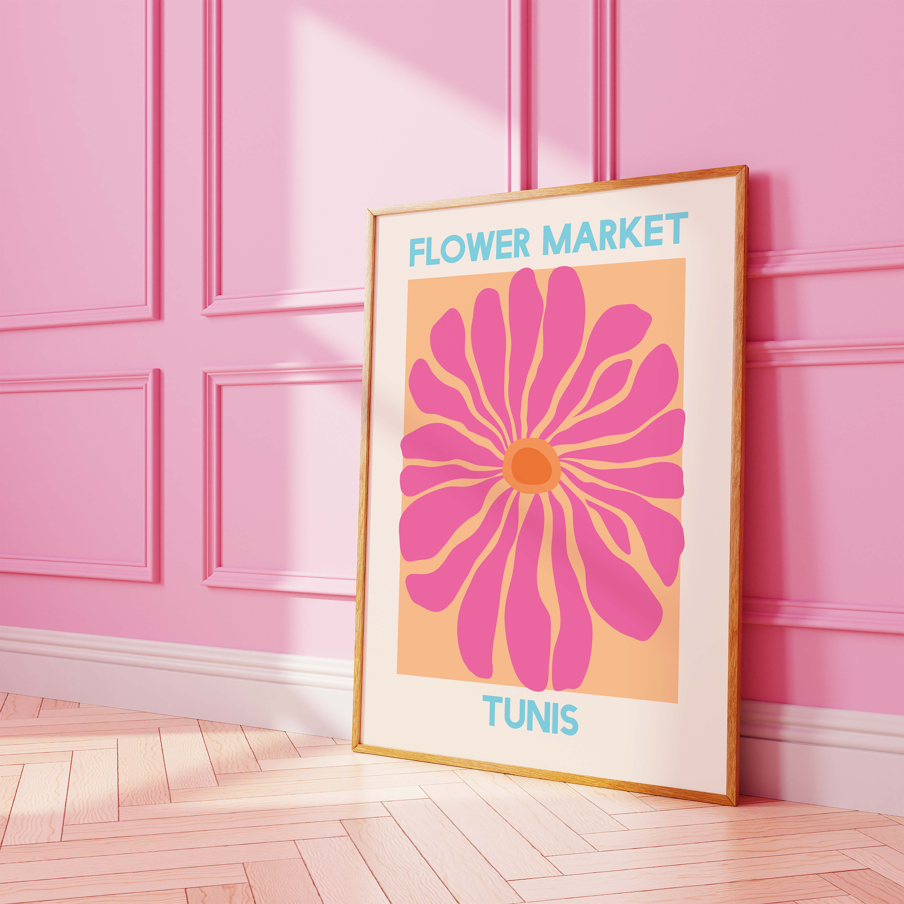 Flower Market Tunis Print - Image 3