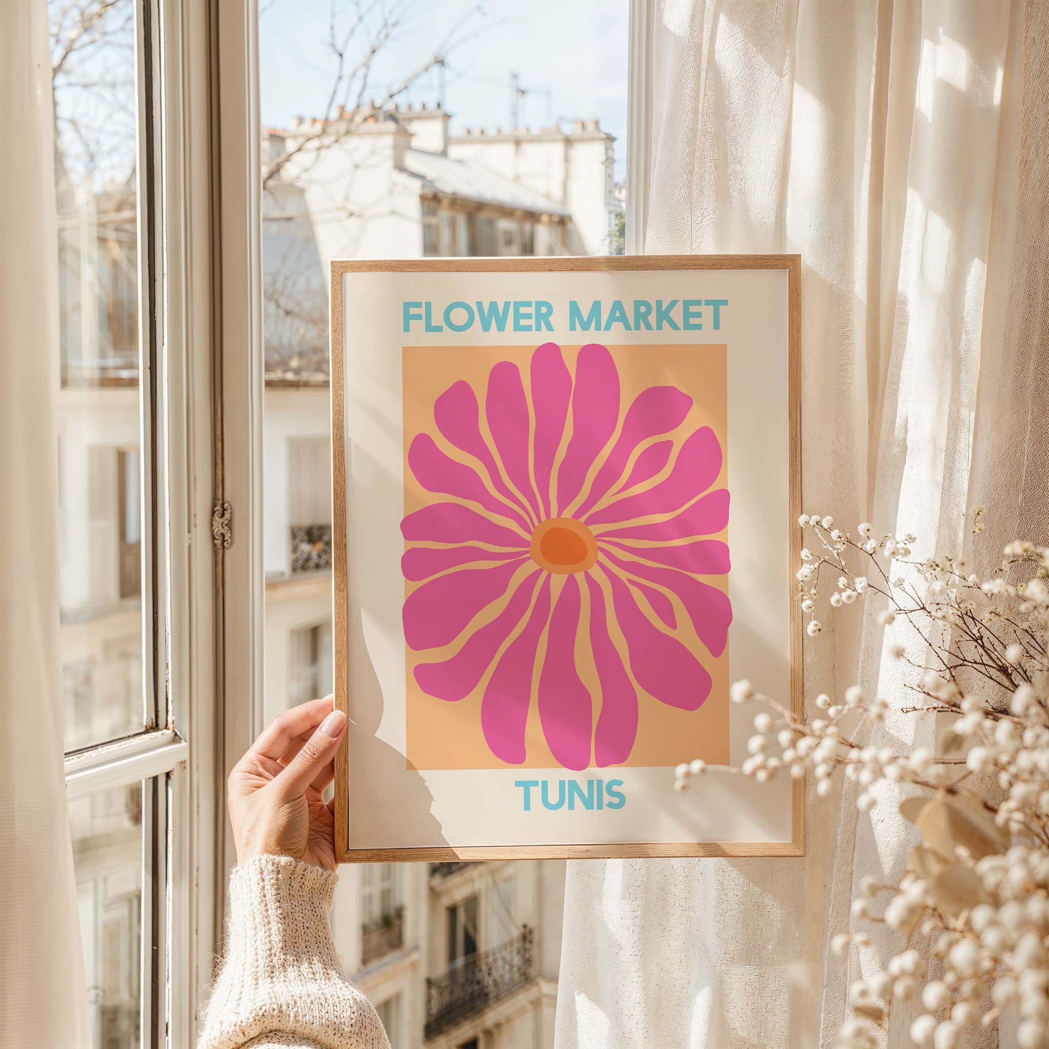 Flower Market Tunis Print - Image 5