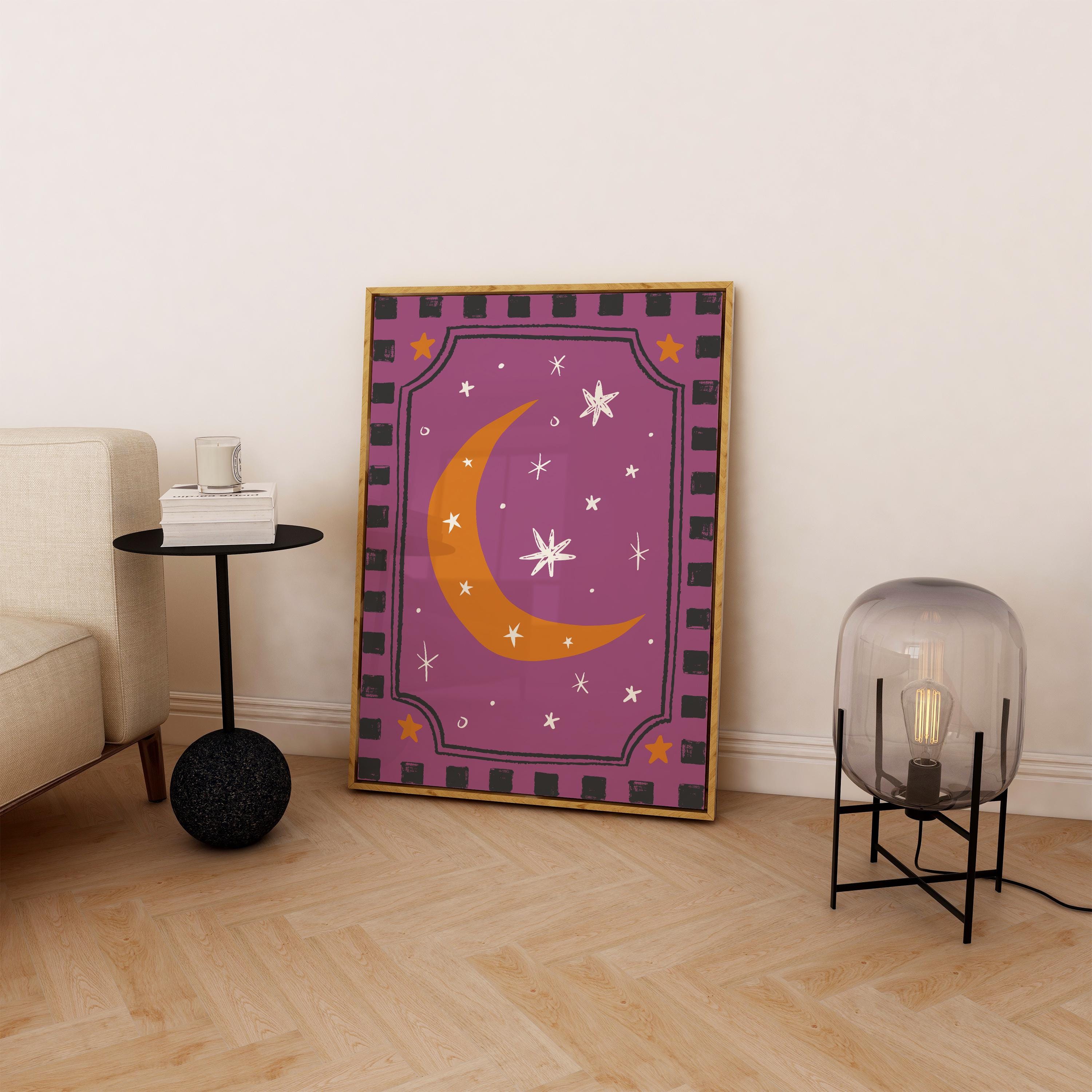 Folk Moon Print - Image 4