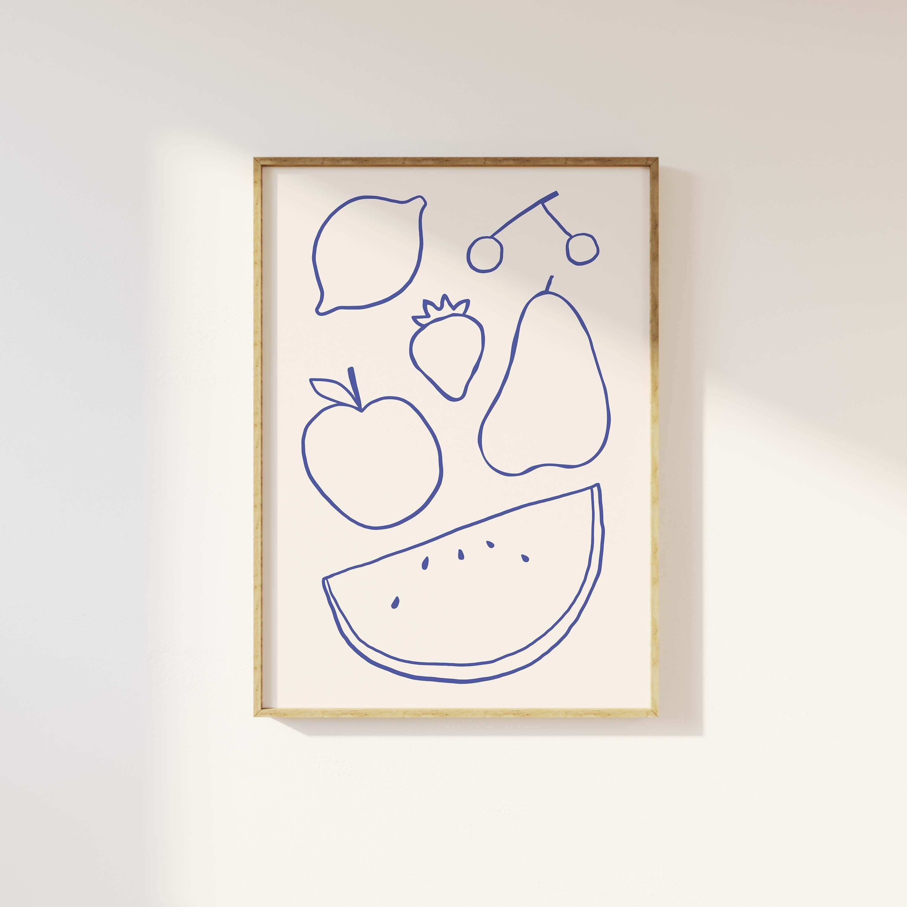 Fruit Line Print