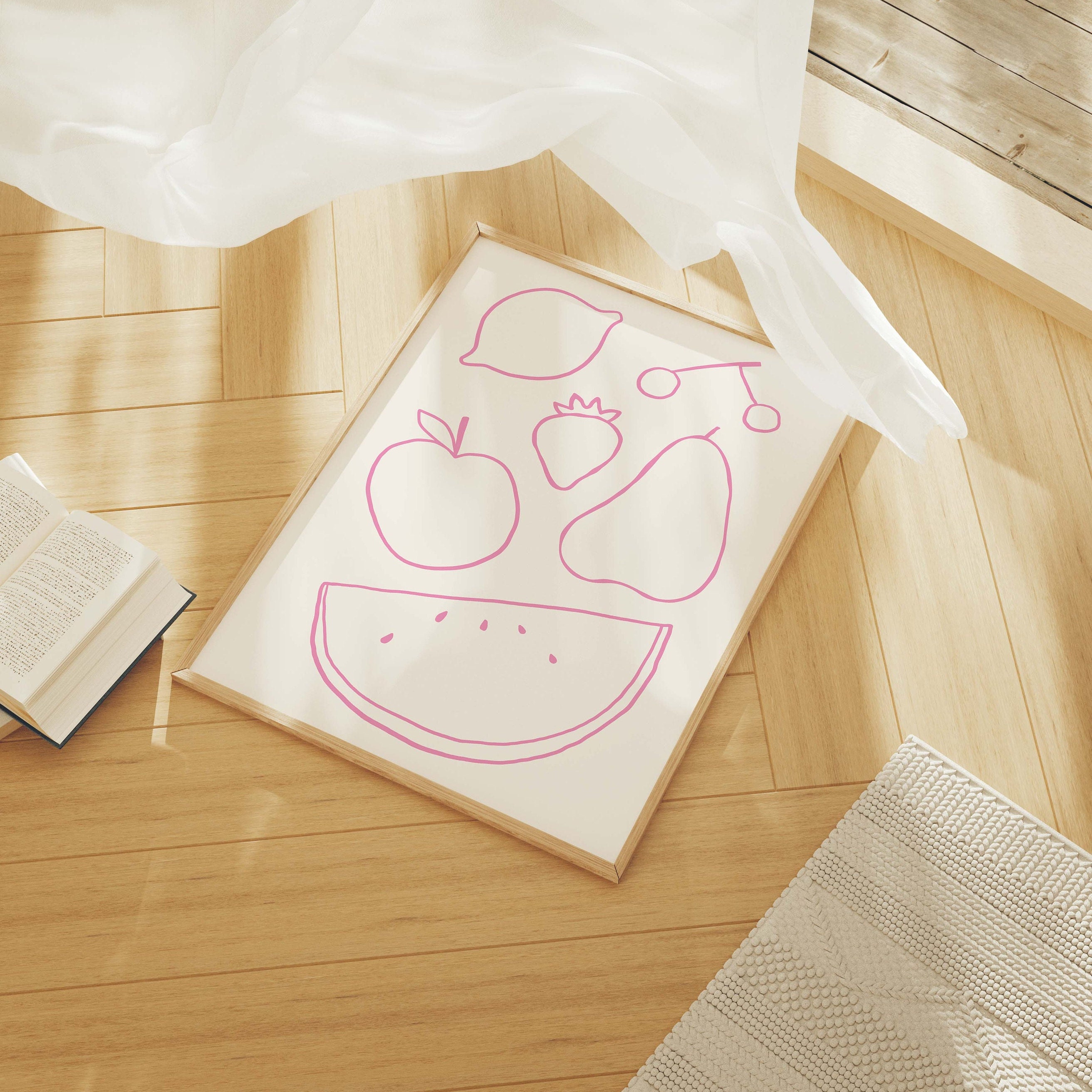 Fruit Line Print - Image 2