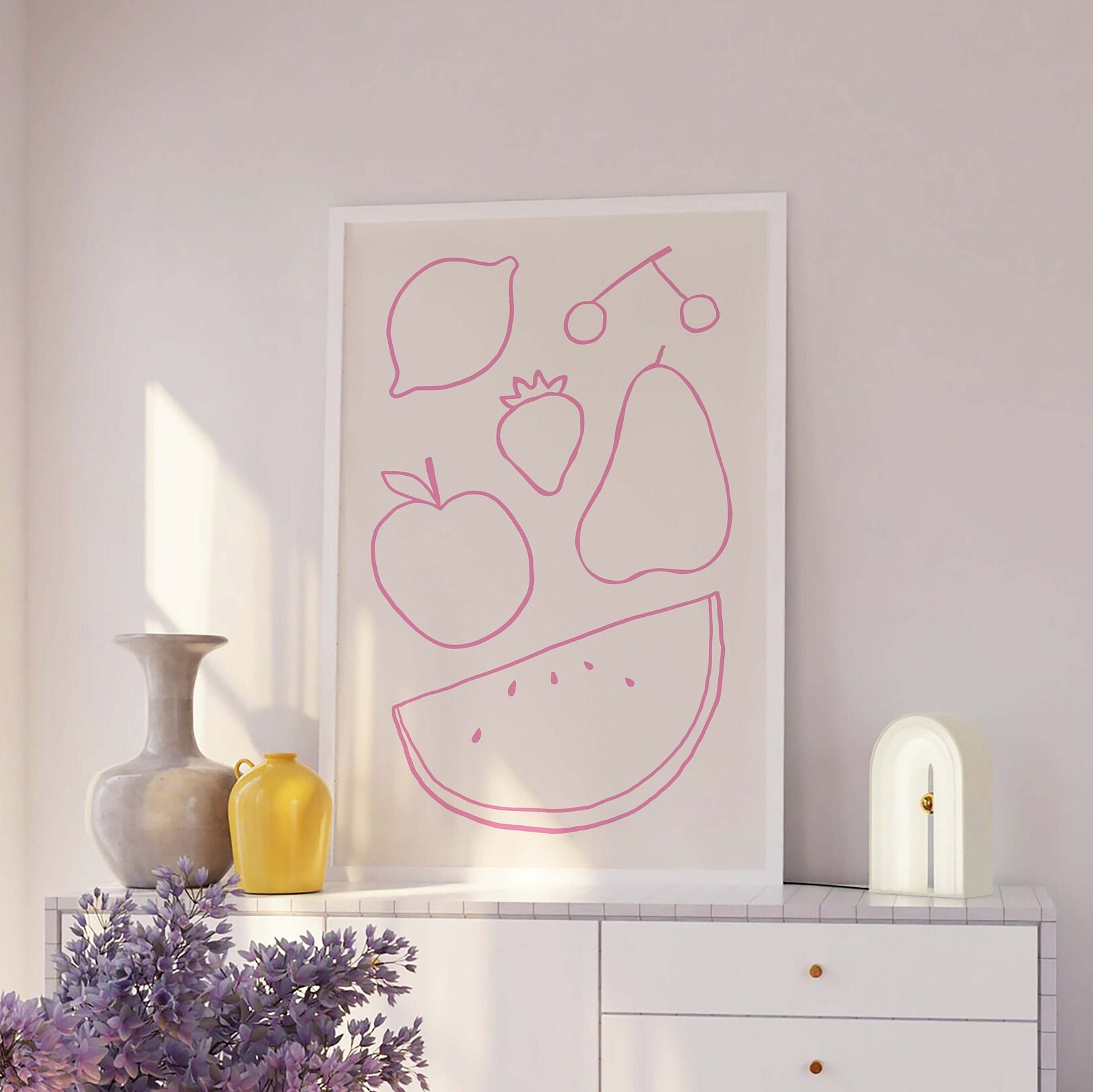 Fruit Line Print - Image 3