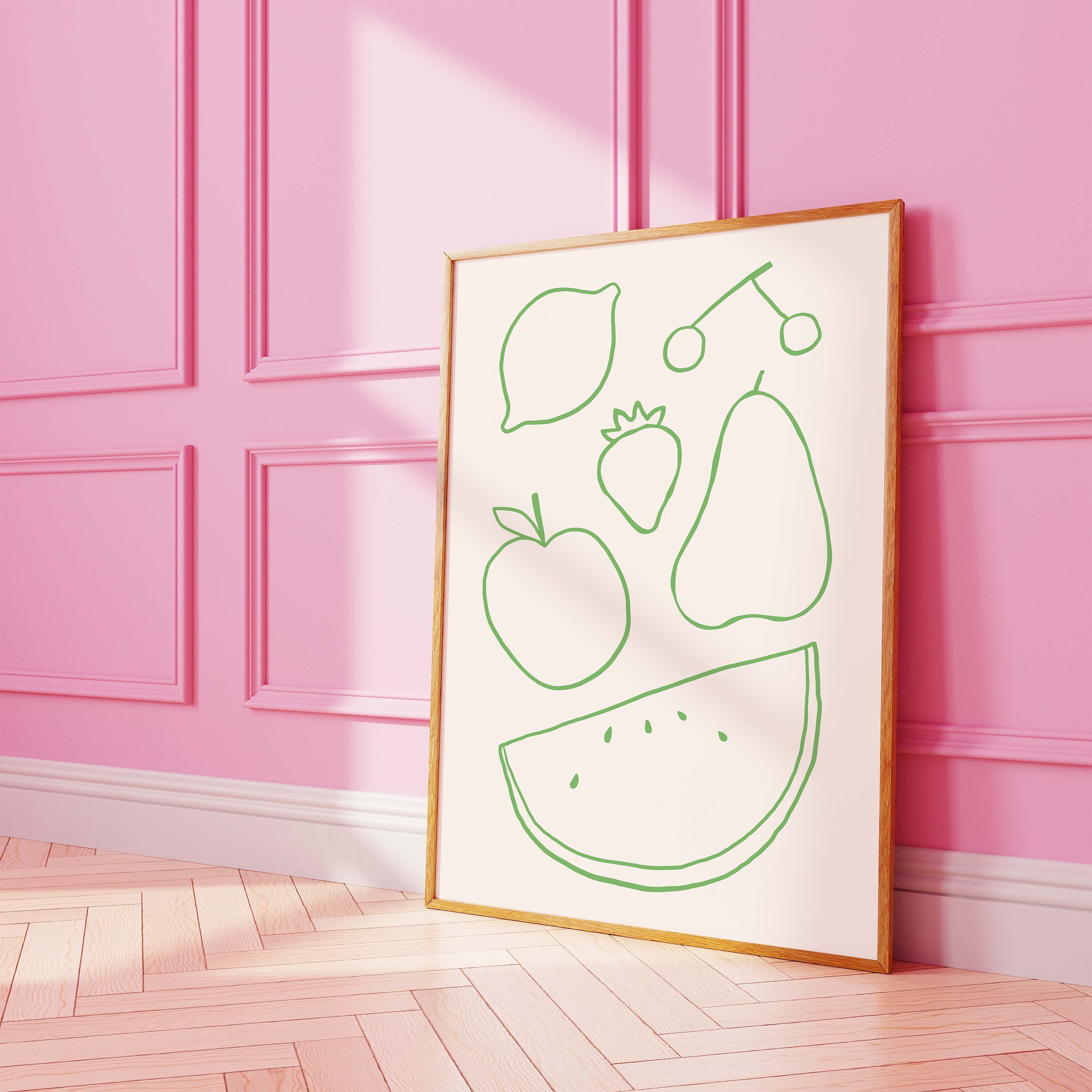 Fruit Line Print