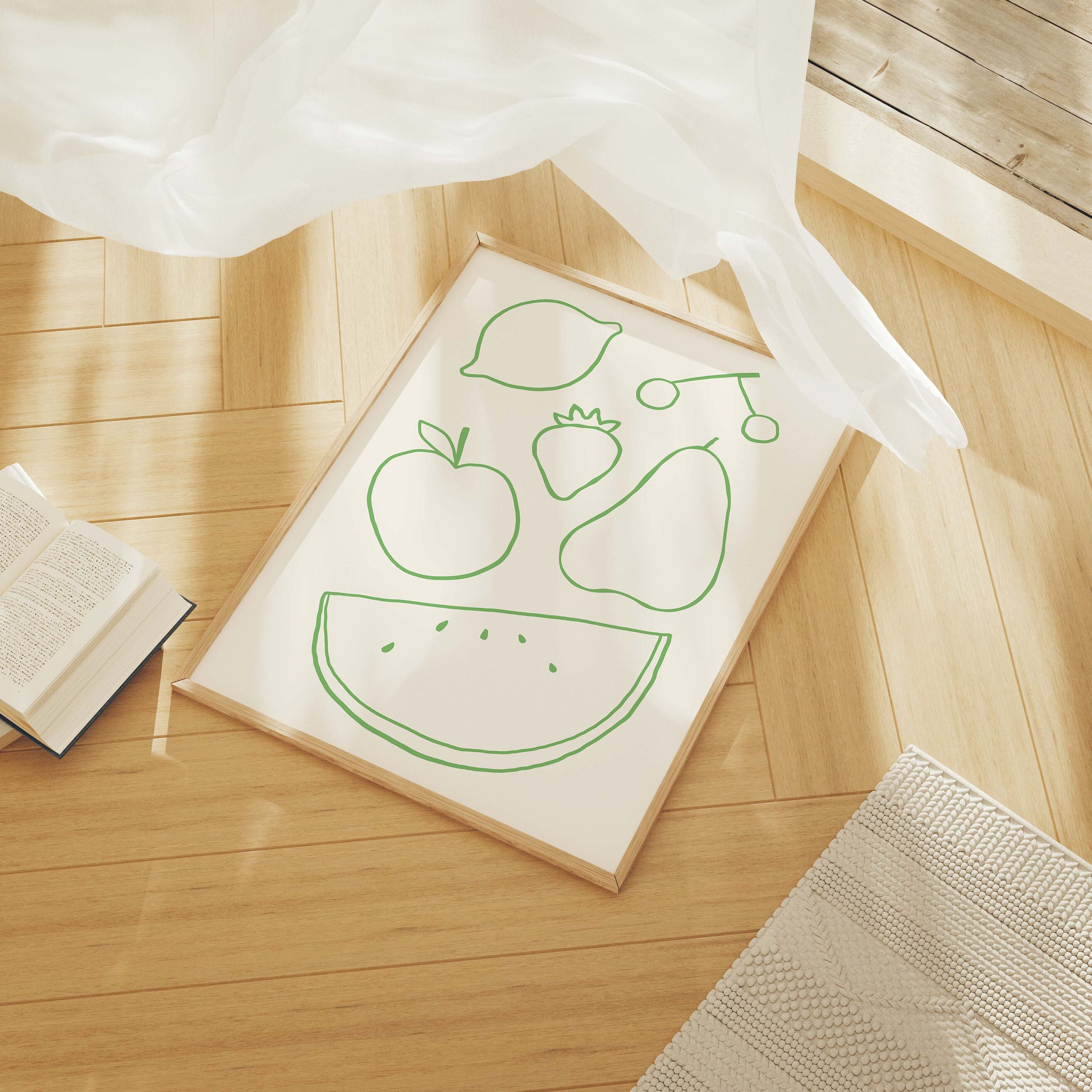 Fruit Line Print - Image 2